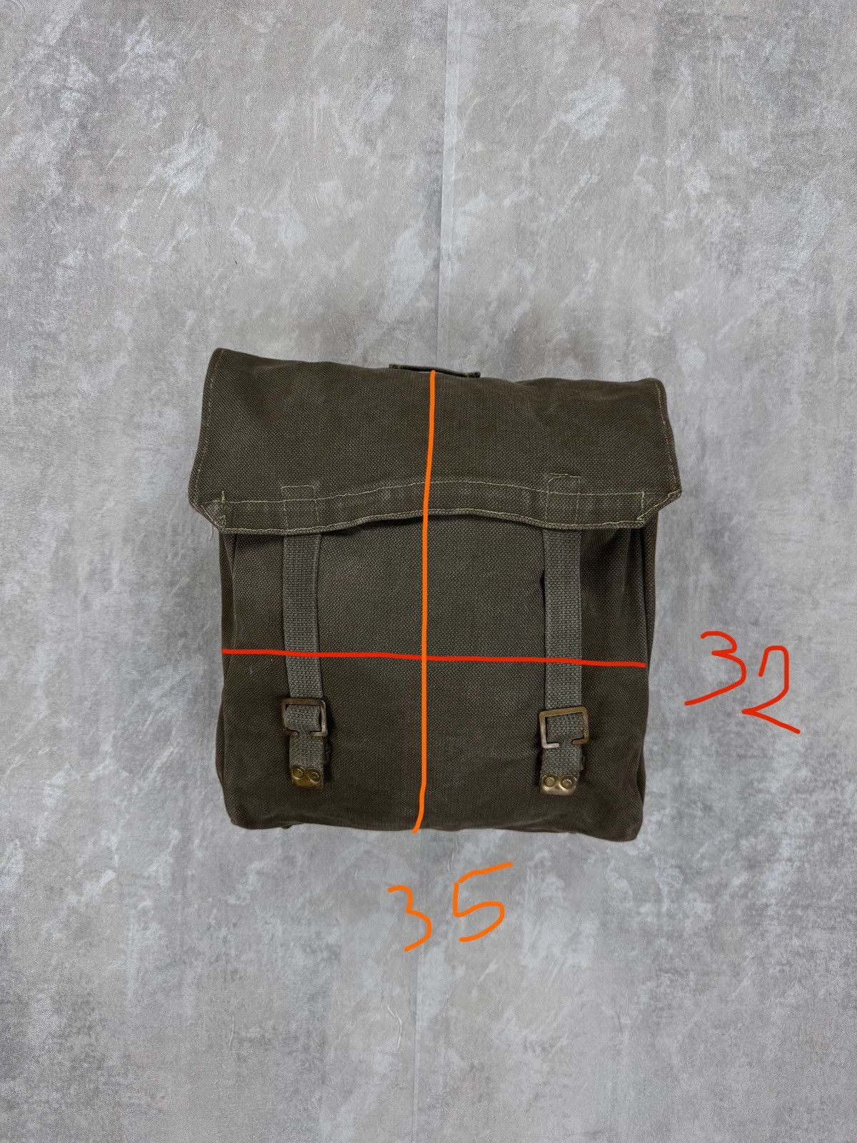 Other Vintage military canvas Biker Bag Motorcycle back bag Size ONE SIZE - 17 Thumbnail