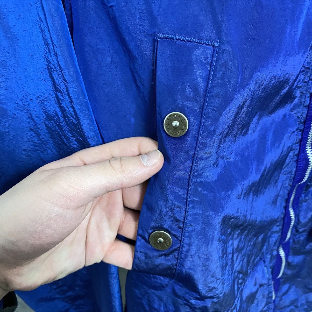 Stone Island Vintage Stone Island Nylon Jacket Size US L / EU 52-54 / 3 - 9 Thumbnail