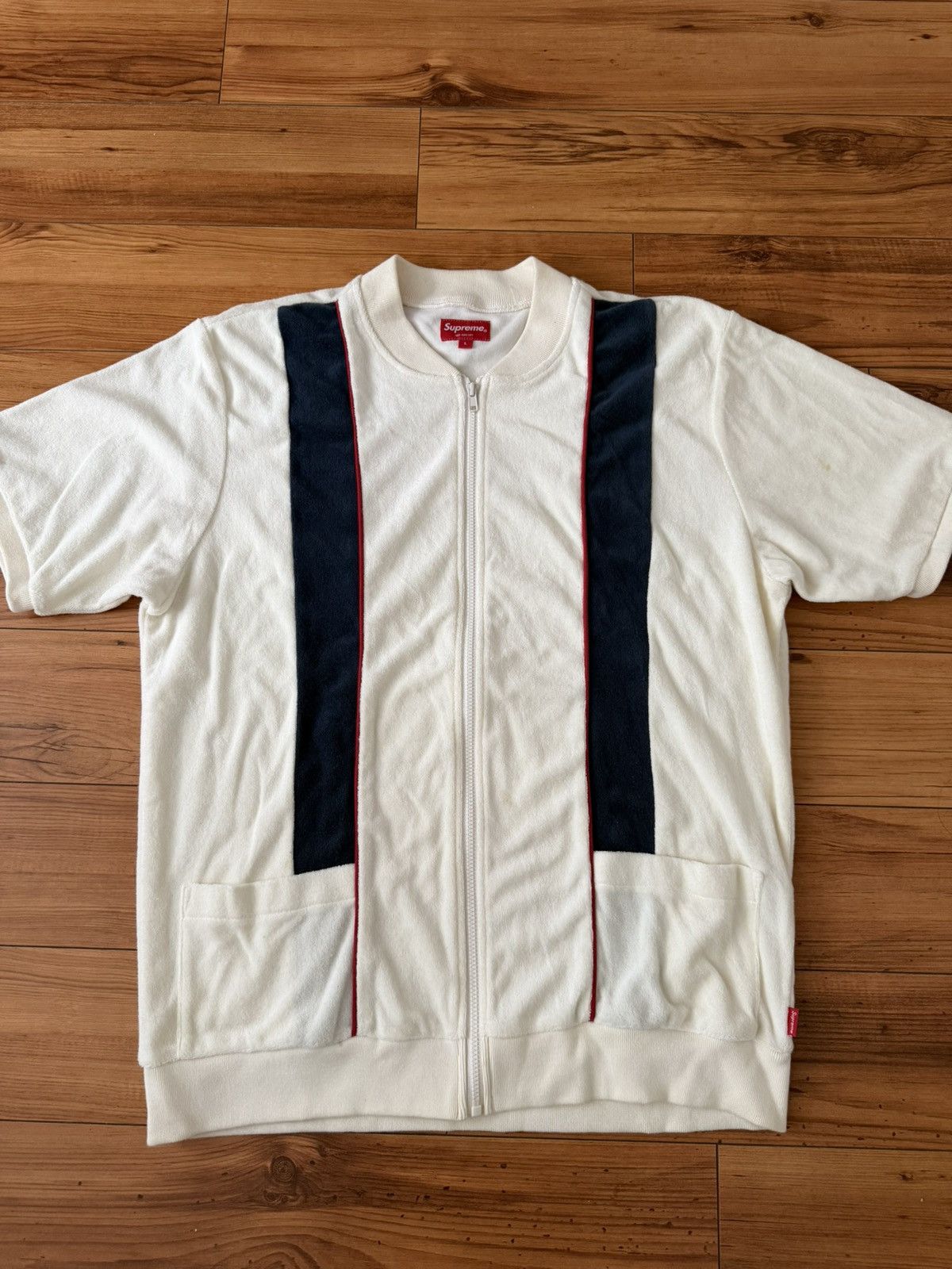Supreme Supreme Zip Front Terry Cardigan Size US L / EU 52-54 / 3 - 1 Thumbnail
