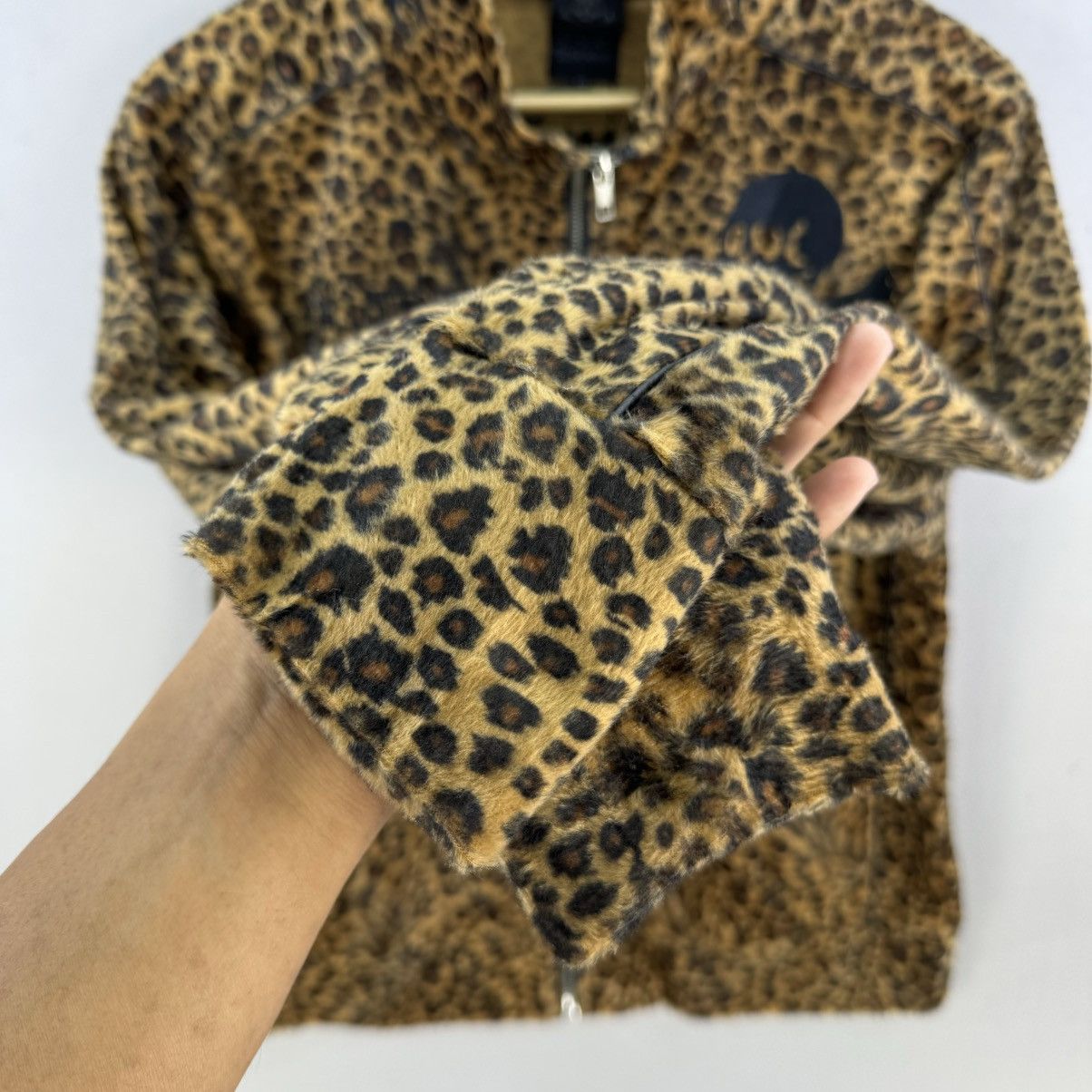 Japanese Brand C.D.S Black Sense Leopard Print Track Jacket Size US M / EU 48-50 / 2 - 10 Thumbnail