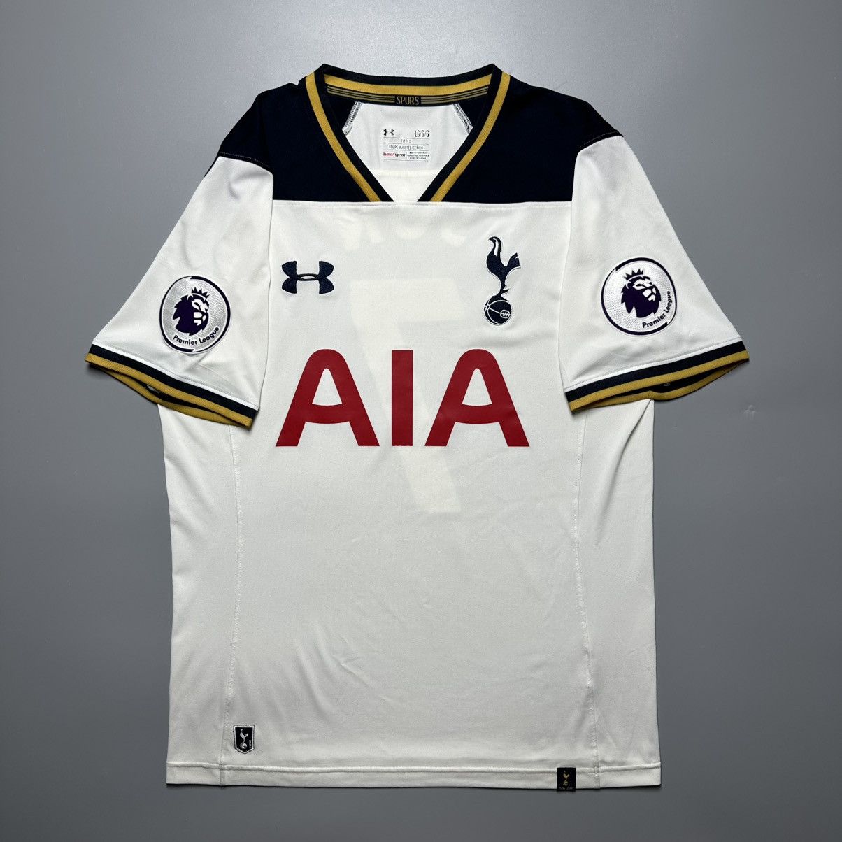 Vintage TOTTENHAM UNDER ARMOUR 2016/2017 FOOTBALL HOME JERSEY #7 SON Size US L / EU 52-54 / 3 - 2 Thumbnail