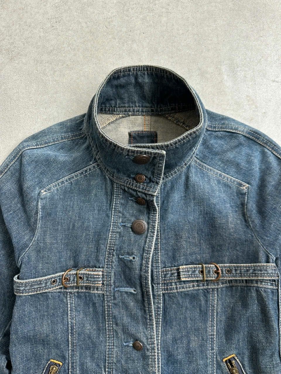 Designer × Marithe + Francois Girbaud 2000s Marithe Francois Girbaud Denim Jacket Size US M / EU 48-50 / 2 - 3 Thumbnail