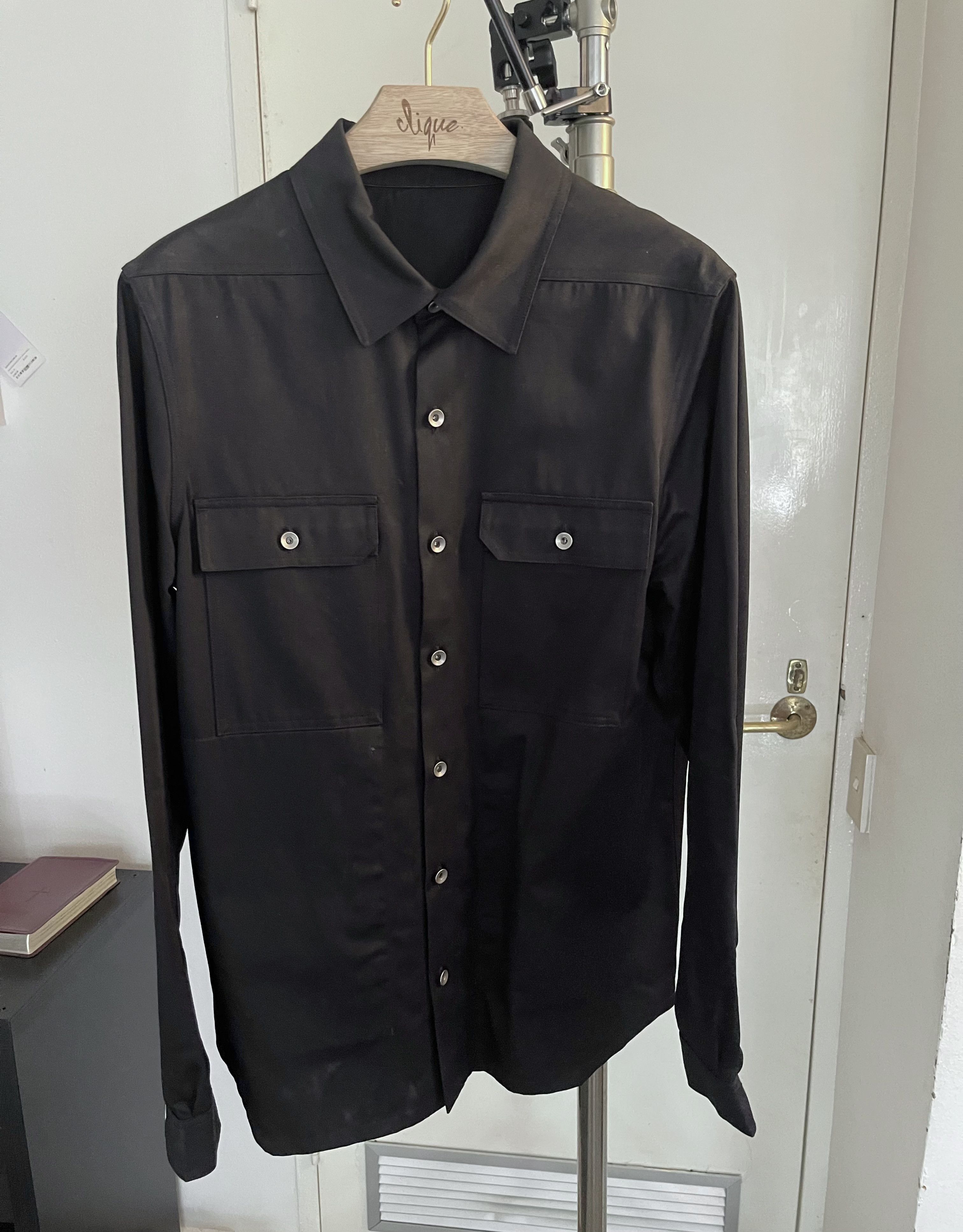 Rick Owens Drkshdw Drkshdw Woven Outershirt Size US M / EU 48-50 / 2 - 1 Thumbnail