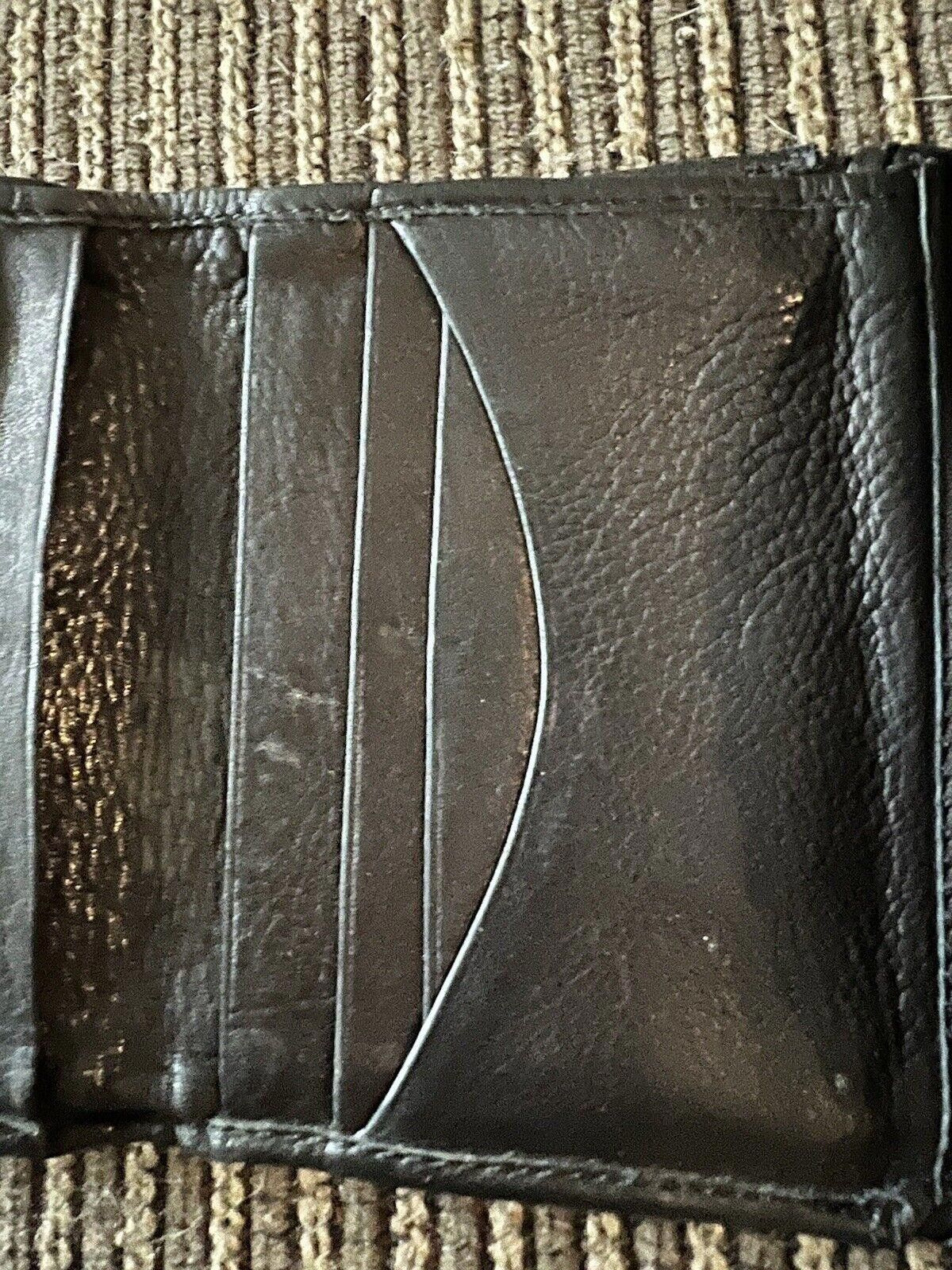 Designer black leather wallet womens Size ONE SIZE - 6 Thumbnail