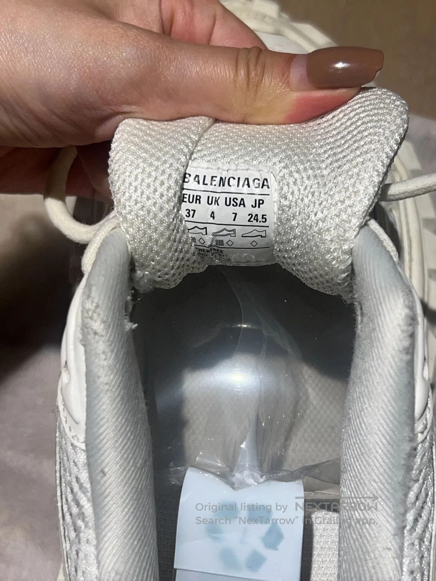 Balenciaga Balenciaga White Chunky Sole Sneakers 37. Size US 6 / IT 36 - 5 Thumbnail