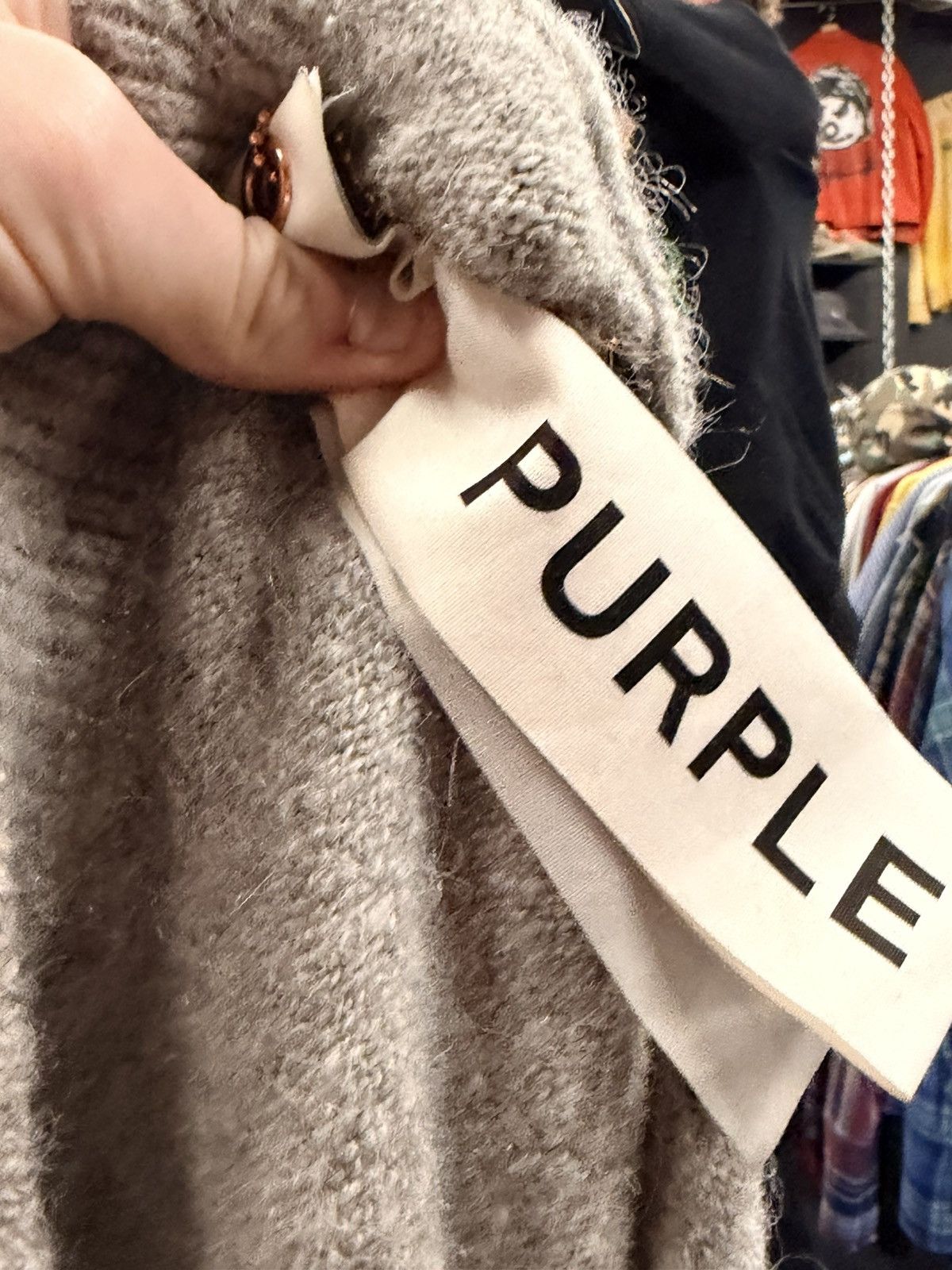 Purple Brand Purple Brand Grey Sweater Size US M / EU 48-50 / 2 - 5 Thumbnail