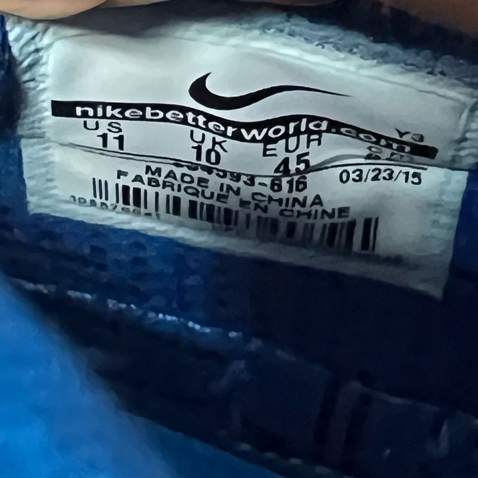 Nike Nike Lebron XII 12 Independence Day Men's 11 Shoes WORN 1X Size US 11 / EU 44 - 10 Thumbnail