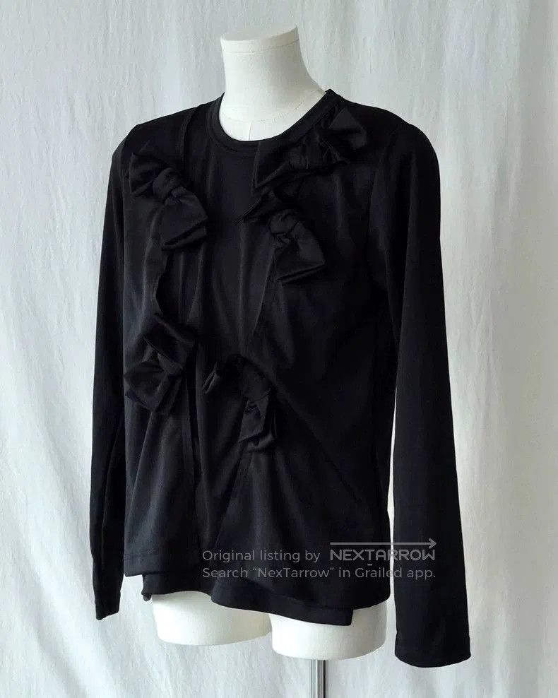 Comme des Garcons CDG ComCom Bow Layered Long T. Size US S / EU 44-46 / 1 - 3 Thumbnail