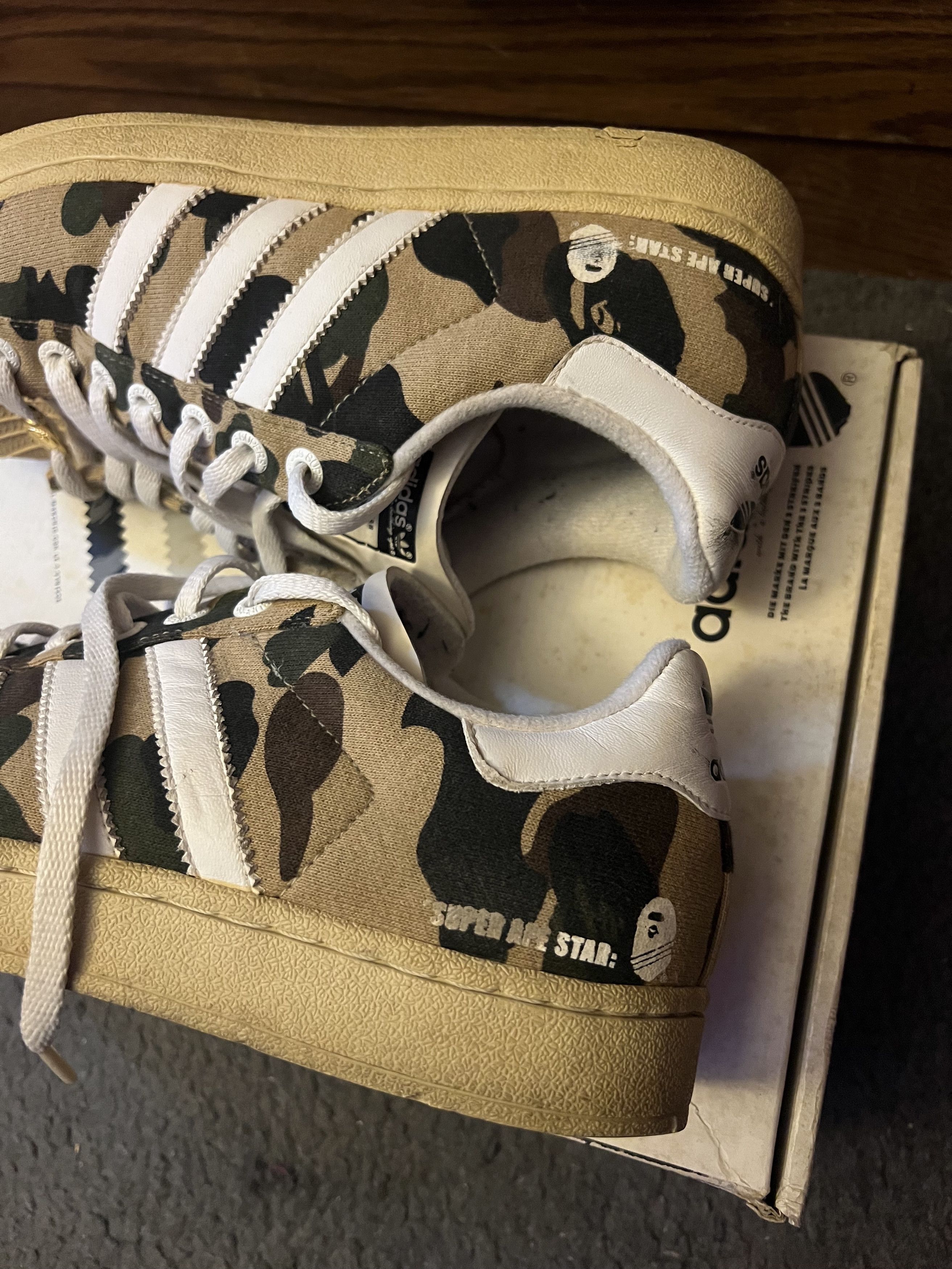 Adidas Adidas x Bape Super Ape Skate Size US 8.5 / EU 41-42 - 9 Thumbnail