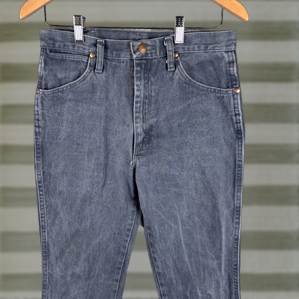 Wrangler VINTAGE Wrangler Jeans Cowboy Cut Slim Fit Mens 30x34 Charcoal Gray Western 936CHG Size US 30 / EU 46 - 1 Thumbnail