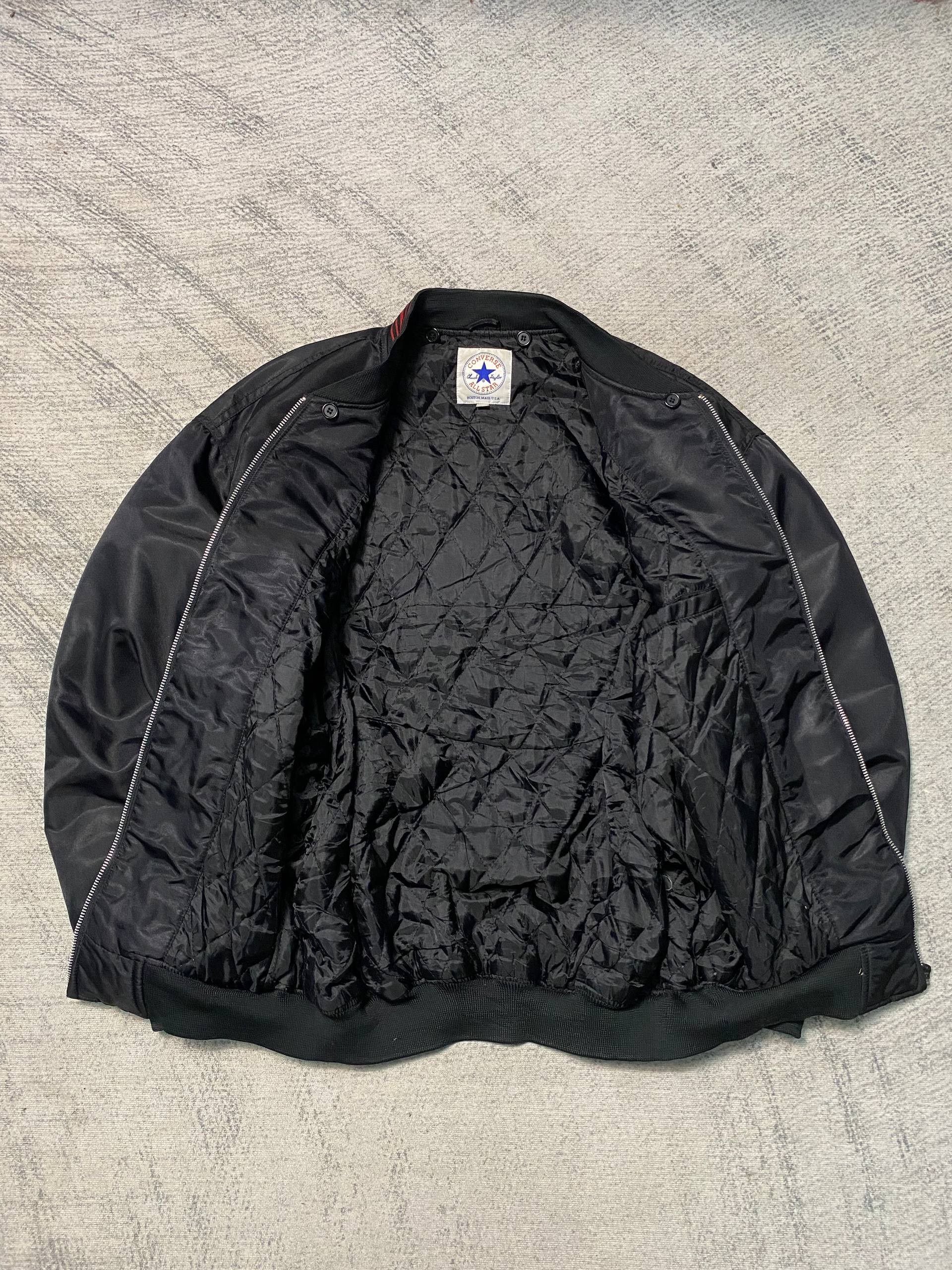 Converse Vtg Converse USA Boston Embroidered Big Logo Bomber Jacket Size US L / EU 52-54 / 3 - 12 Thumbnail