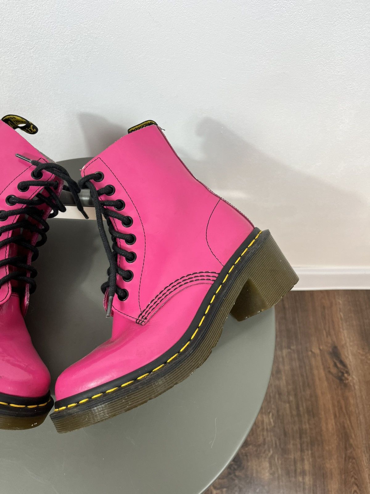 Dr. Martens Pink Dr. Martens Boots EU 36 UK 3 US 5 Leather Size US 5 / IT 35 - 3 Thumbnail