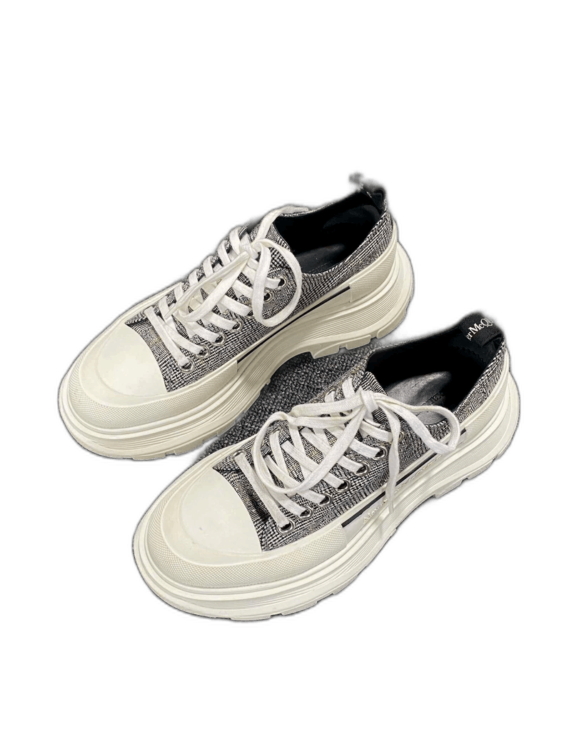 Alexander McQueen Alexander McQueen Thick Sole Canvas Shoes Size US 6 / IT 36 - 1 Thumbnail