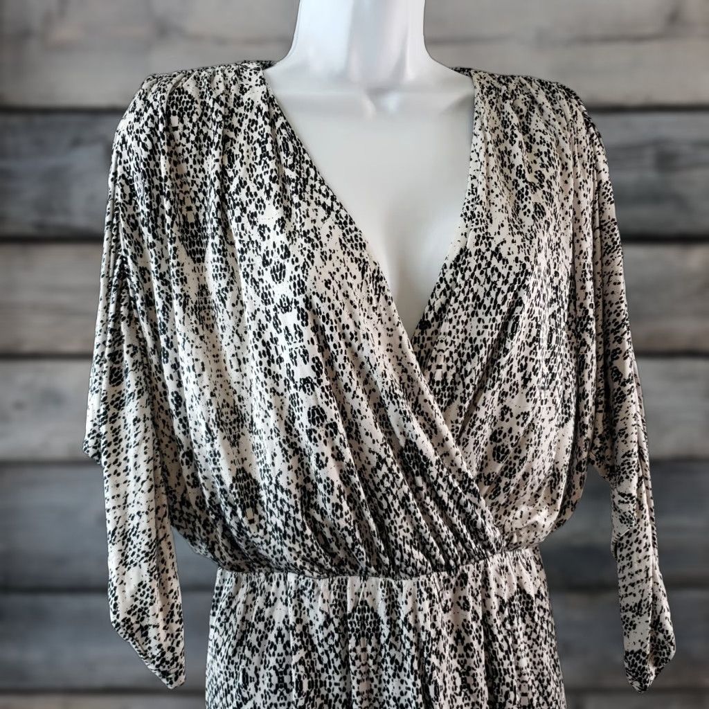 Parker Parker Dress Catalina Black V-Neck Dolman Sleeve Small Womens Size S / US 4 / IT 40 - 1 Thumbnail