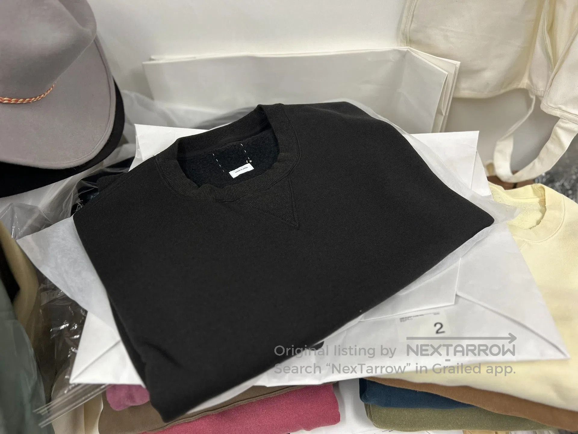 Visvim VISVIM JUMBO SB SWEAT (FINE WOOL). Size US M / EU 48-50 / 2 - 1 Thumbnail