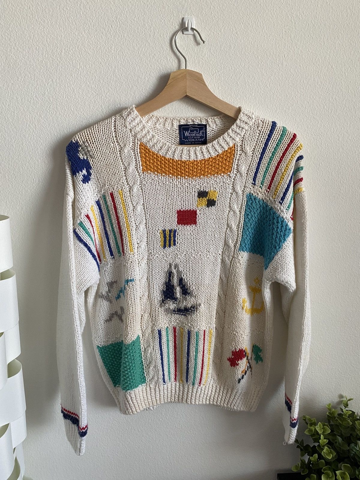 Woolrich Woolen Mills Woolrich Sailor Cable Knit Sweater Size S / US 4 / IT 40 - 1 Thumbnail