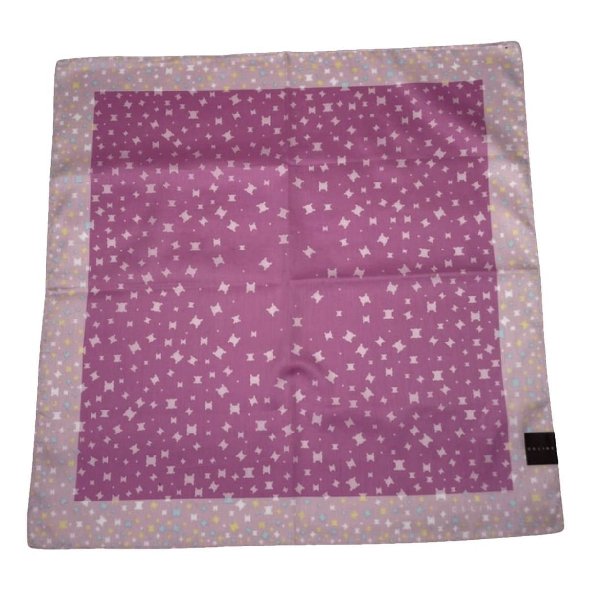 Celine Pink Silk Silk Handkerchief Size ONE SIZE - 1 Thumbnail
