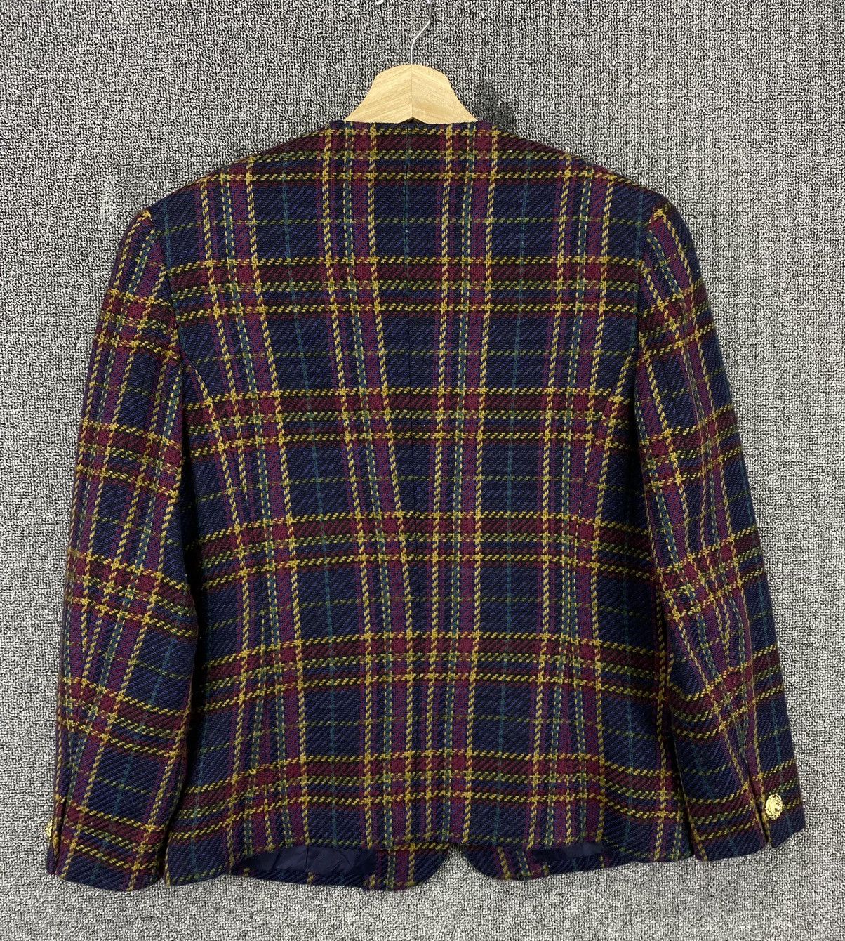 Burberry Vintage Burberry Shadow Plaids Wool Coat Cardigan Jacket Size S / US 4 / IT 40 - 10 Thumbnail