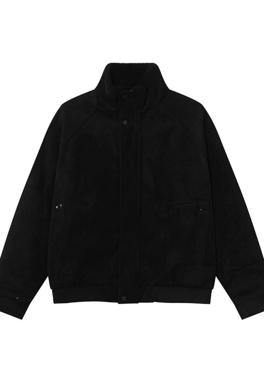 Other Men’s Stand-up collar warm fleece quilted jacket Size US M / EU 48-50 / 2 - 7 Thumbnail