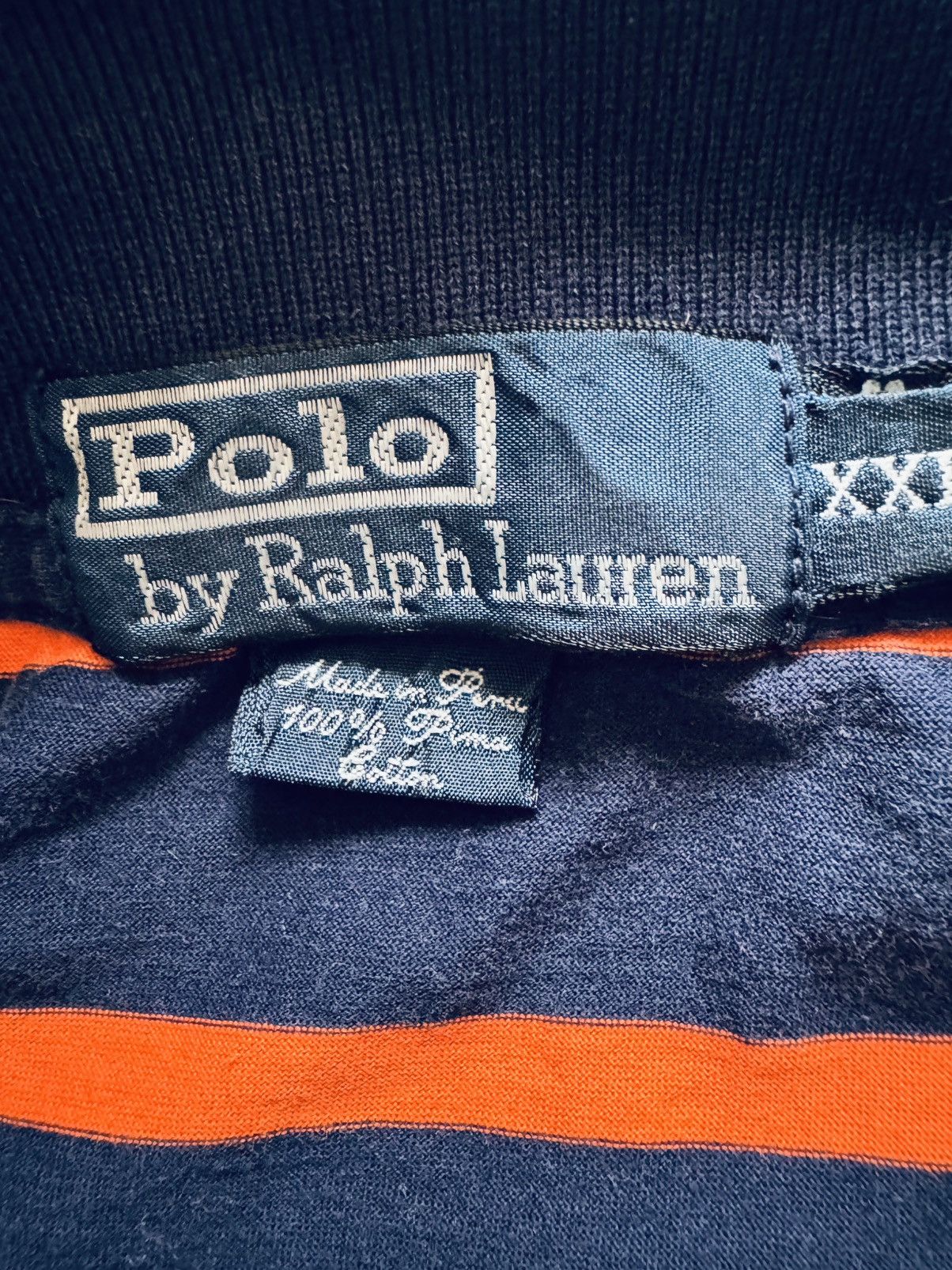 Polo Ralph Lauren Rare Vintage Ralph Lauren Polo Made In Peru Pima Cotton Size US XXL / EU 58 / 5 - 5 Thumbnail