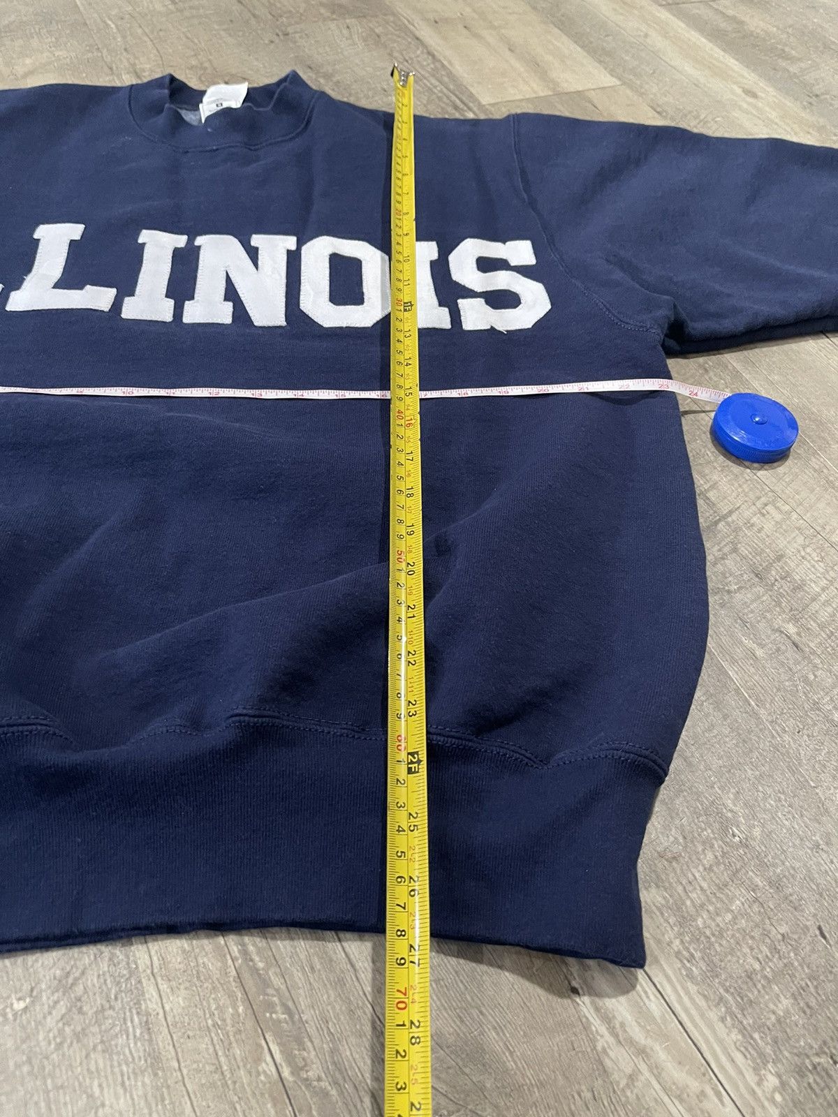 Fruit Of The Loom Vintage Illinois sweater Size US L / EU 52-54 / 3 - 3 Thumbnail