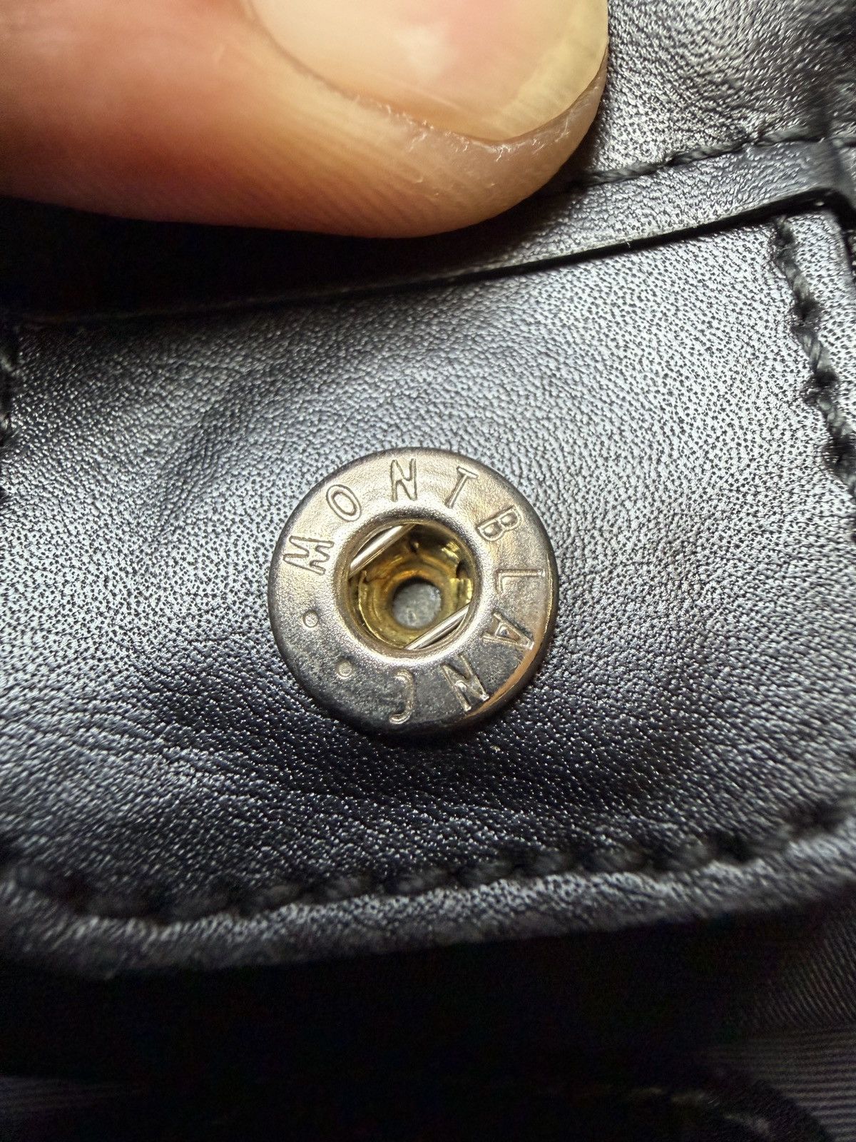 Montblanc Montblanc Meisterstuck Star Leather Nylon Shoulder Bag Size ONE SIZE - 11 Thumbnail
