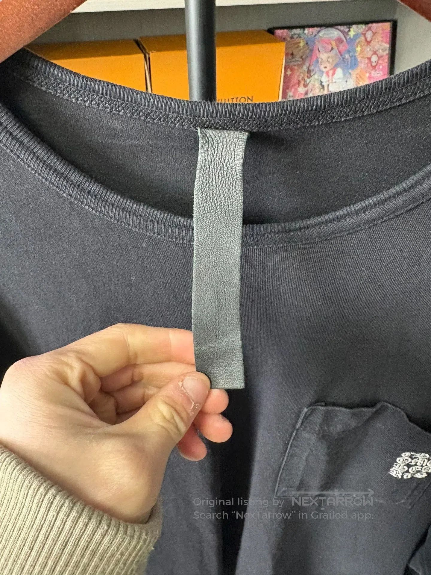 Chrome Hearts Chrome Hearts Dark Gray Long. Size US XL / EU 56 / 4 - 3 Thumbnail