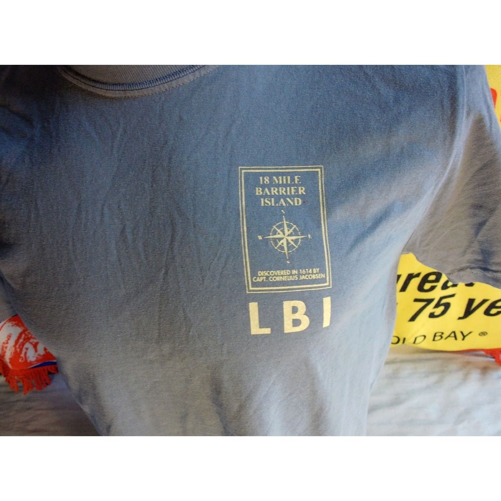 Comfort Colors Comfort Colors Shirt Men's Medium LONG BEACH ISLAND 18 Mile BARRIER ISLAND LBI t Size US M / EU 48-50 / 2 - 2 Thumbnail