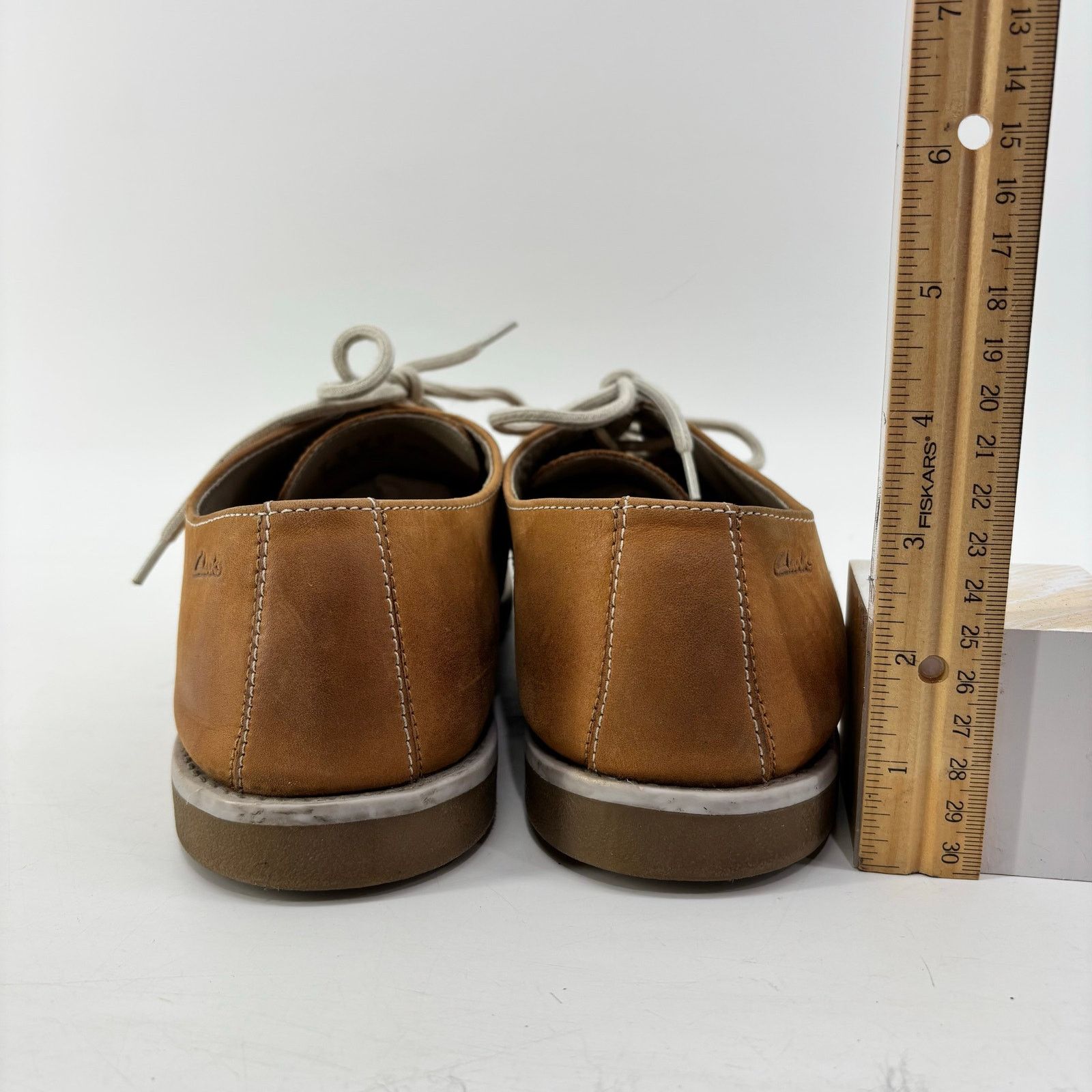 Clarks Clarks Farli Walk Mens Sz 10 Casual Tan Leather C&J Ltd TOR Size US 10 / EU 43 - 9 Thumbnail