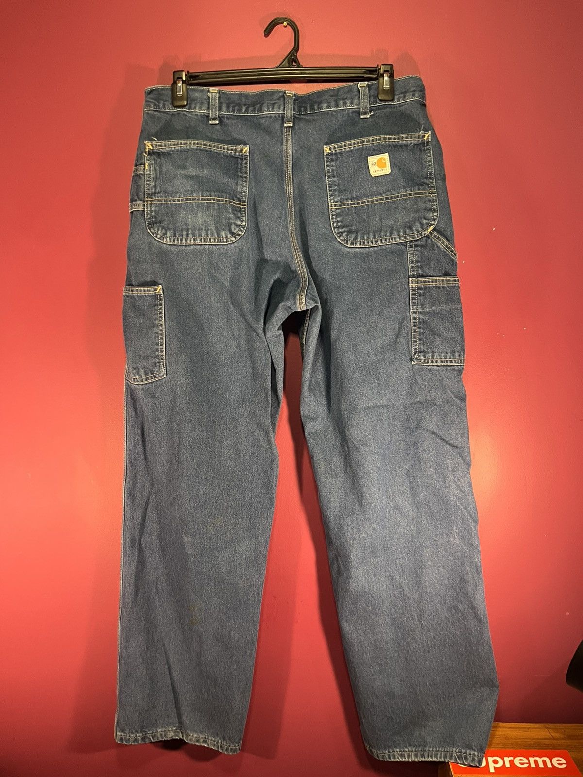Carhartt × Vintage Carhartt fire resistant jeans Size US 36 / EU 52 - 4 Thumbnail