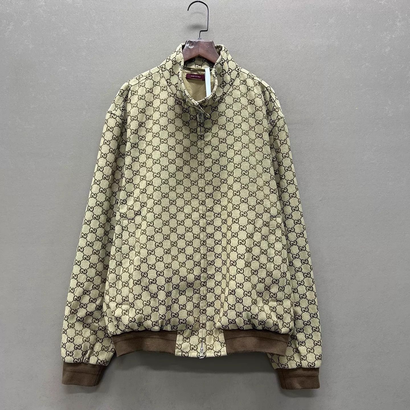 Gucci Gucci New with Tags Canvas GG Pilot Jacket 46 Size US S / EU 44-46 / 1 - 1 Thumbnail