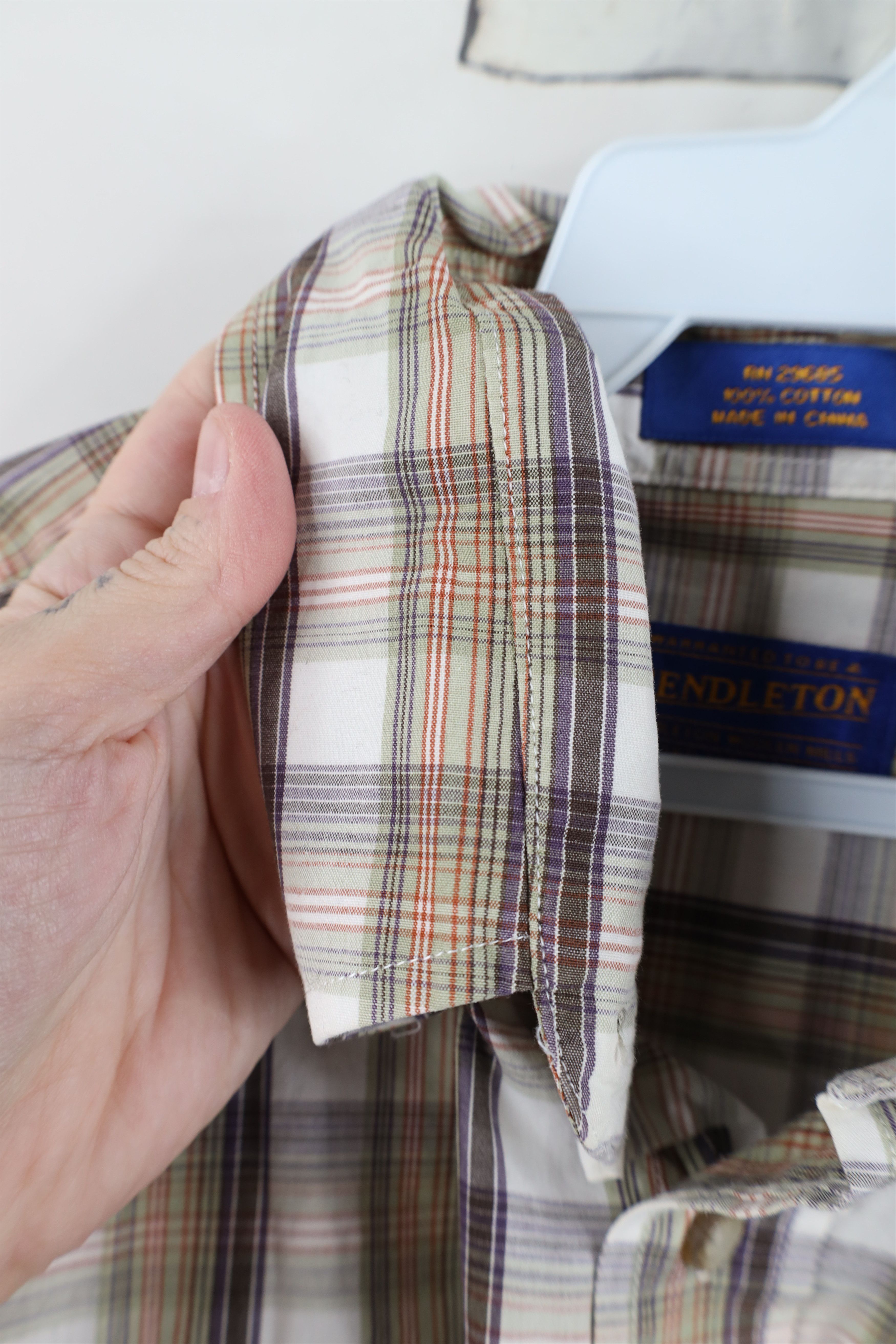 Pendleton Vintage Pendleton Collared Button Down Shirt Plaid Cotton Size US M / EU 48-50 / 2 - 8 Thumbnail