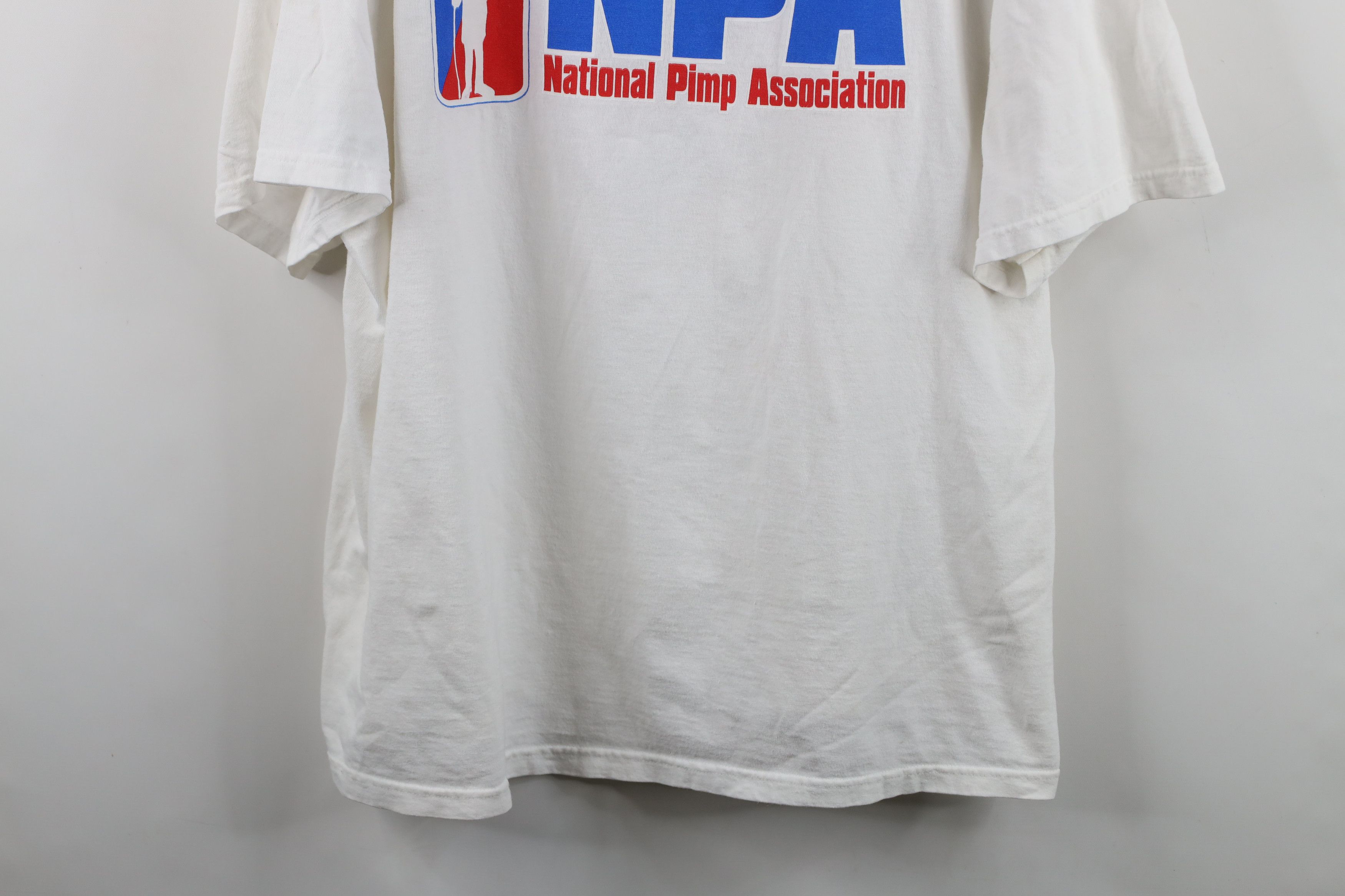 Vintage Vintage NPA National Pimp Association Short Sleeve T-Shirt Size US XXL / EU 58 / 5 - 3 Thumbnail