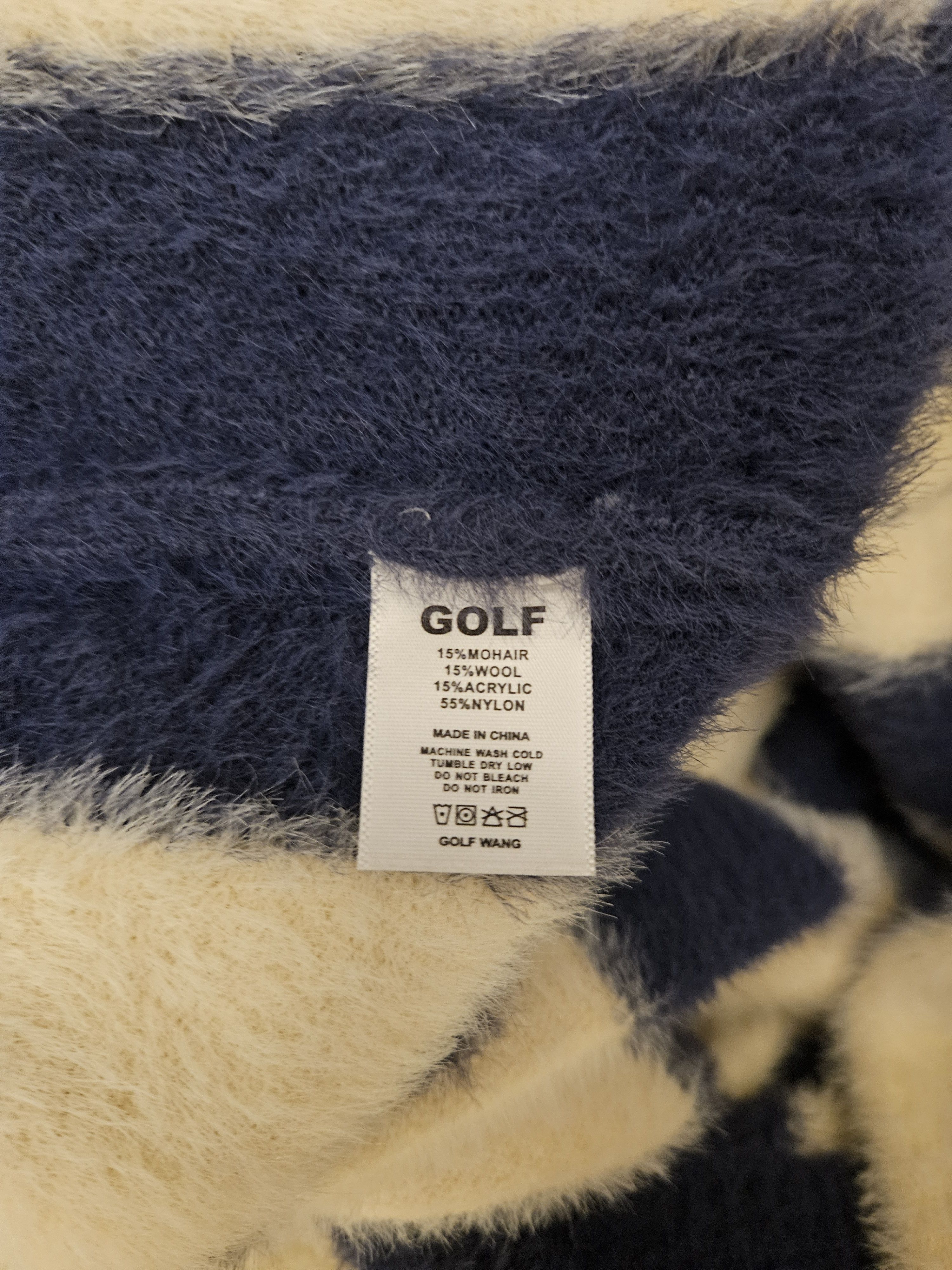Golf Wang Striped Mohair Cardigan Size US M / EU 48-50 / 2 - 5 Thumbnail