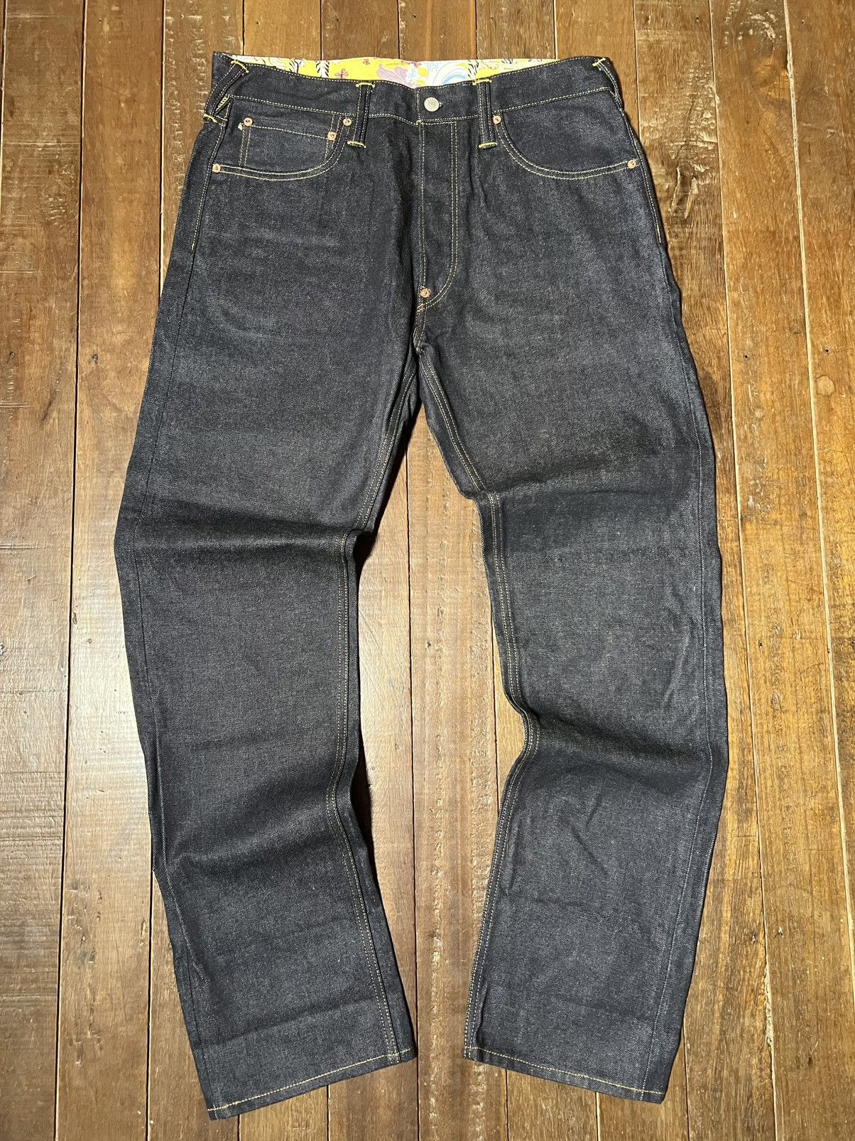 Evisu Evisu Daicock Denim Pants Size US 33 - 7 Thumbnail