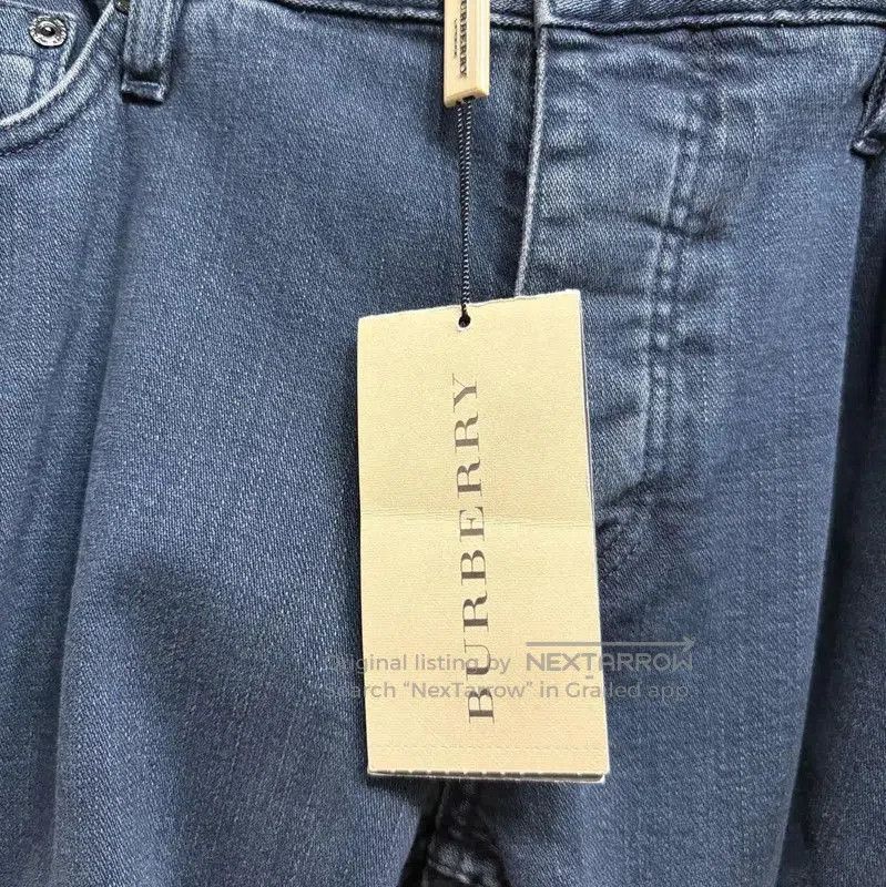 Burberry Burberry Blue Cotton Logo Casual Pants. Size US 32 / EU 48 - 7 Thumbnail