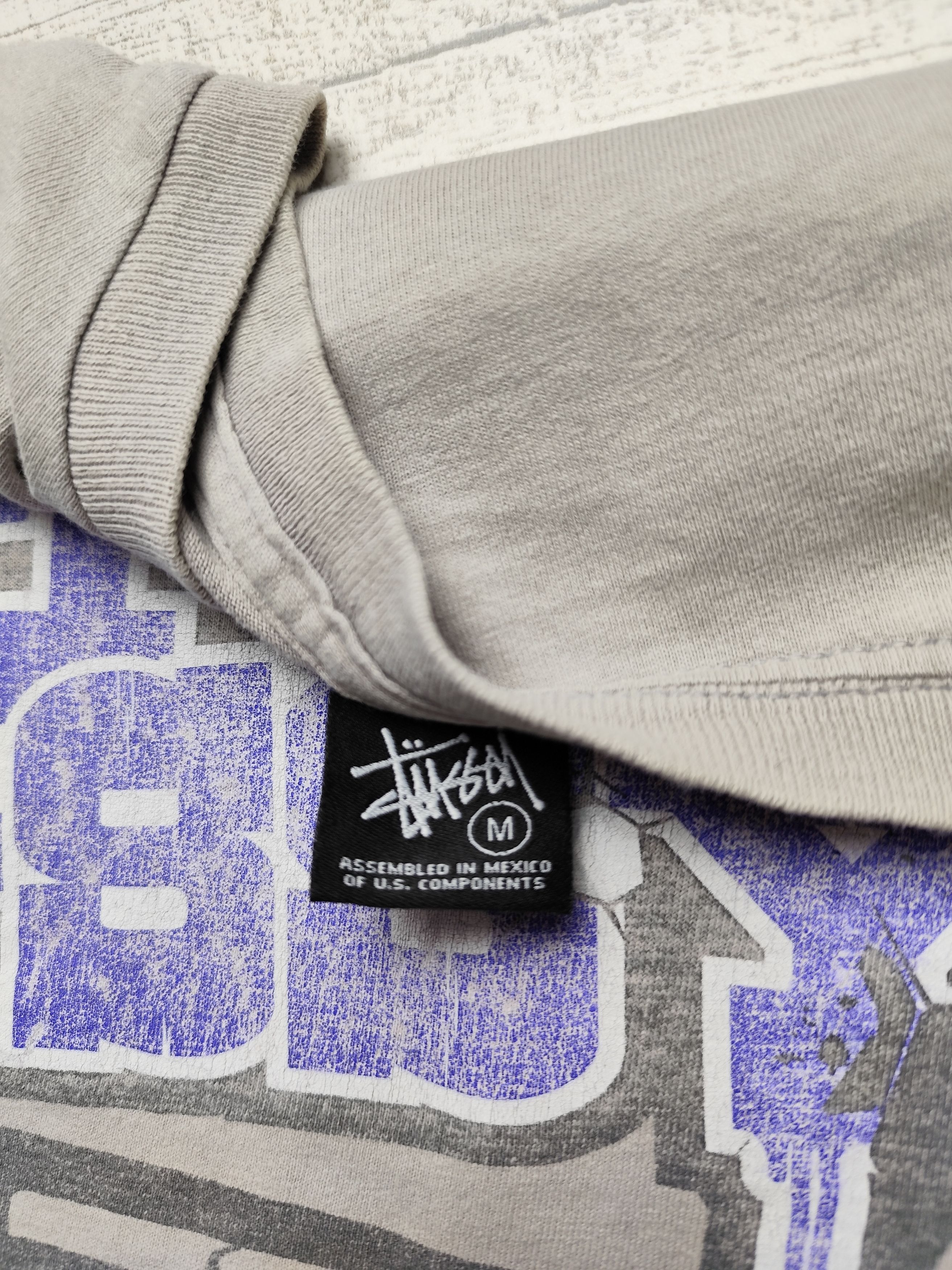 Stussy Vintage 90's Stussy Unity Is Our Force T shirt Medium Size US M / EU 48-50 / 2 - 3 Thumbnail