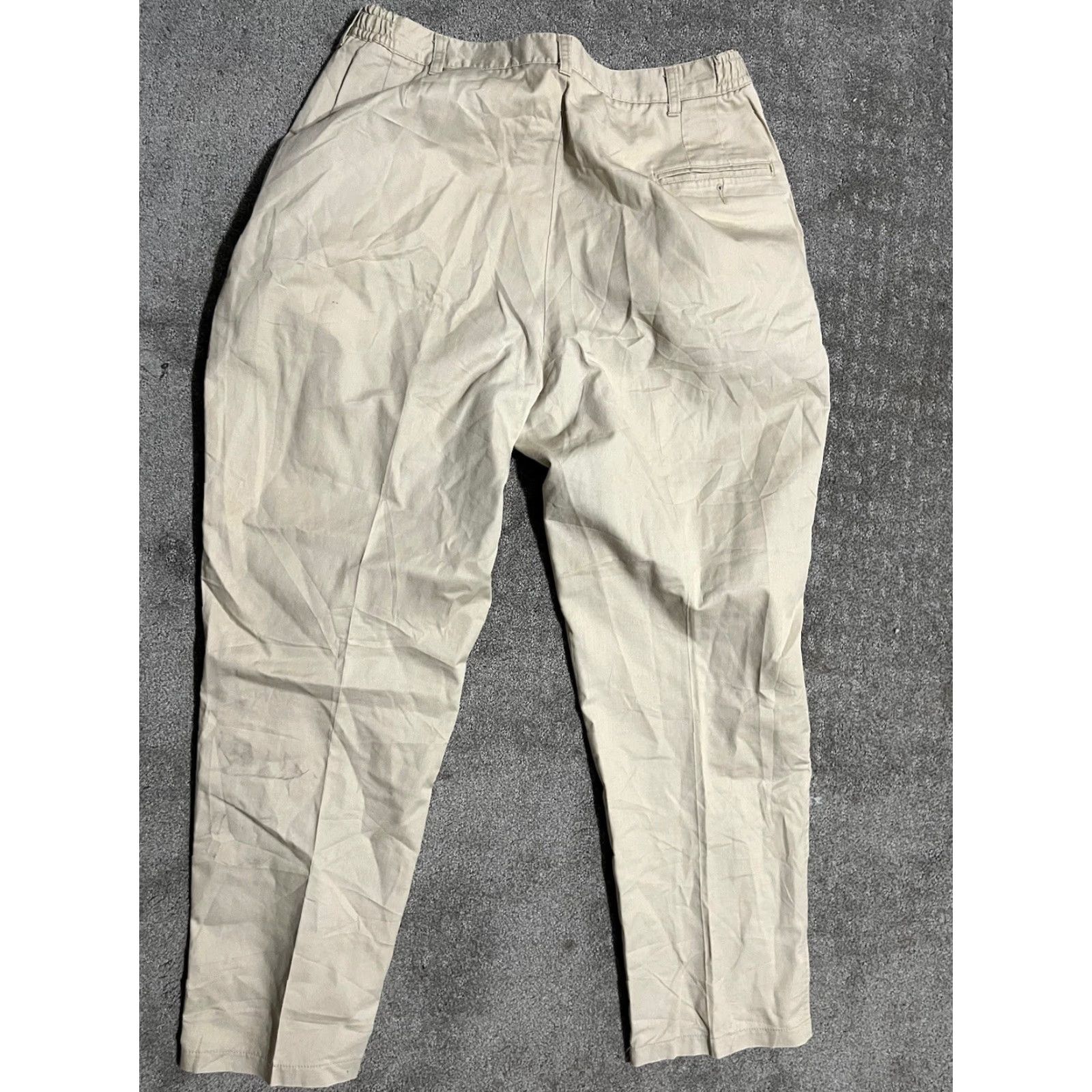 Vintage VINTAGE L.L. Bean Womens Pants Canvas Beige 18 Regular 30 Made In USA Chino Size 40" / US 18 - 3 Thumbnail