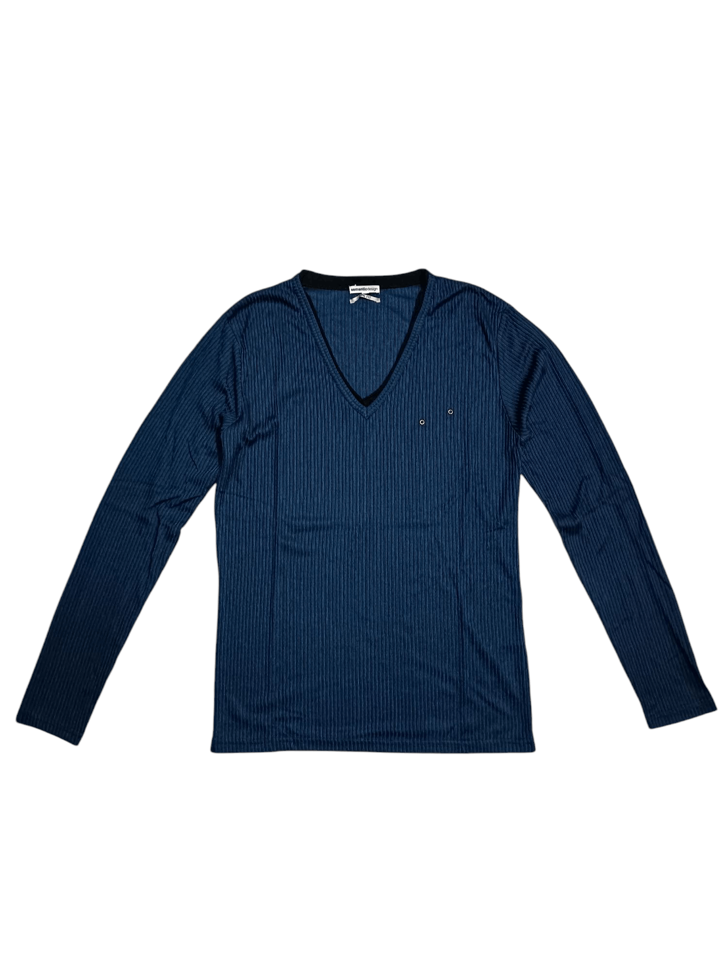 Japanese Brand × semanticdesign Sematic Design Long Sleeve V Neck Double Layer Size US M / EU 48-50 / 2 - 2 Thumbnail