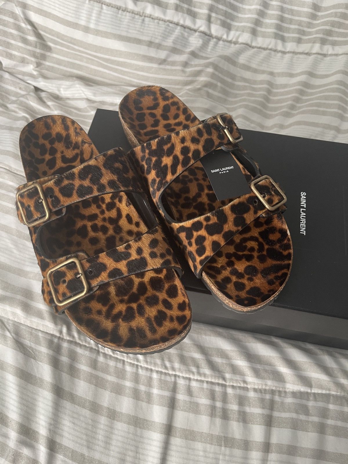 Saint Laurent Paris Saint Laurent sandals Size US 10.5 / EU 43-44 - 3 Thumbnail