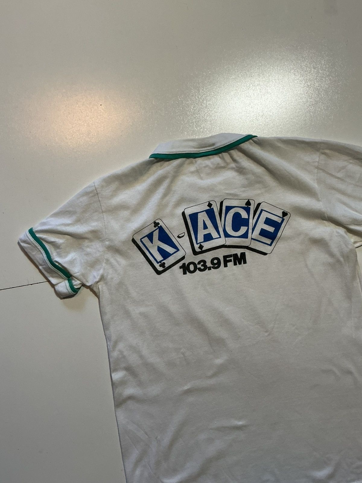 Vintage Vintage 80s 1983 Salem Spirit K-Ace 103.9 Ringer T-Shirt Size US M / EU 48-50 / 2 - 4 Thumbnail
