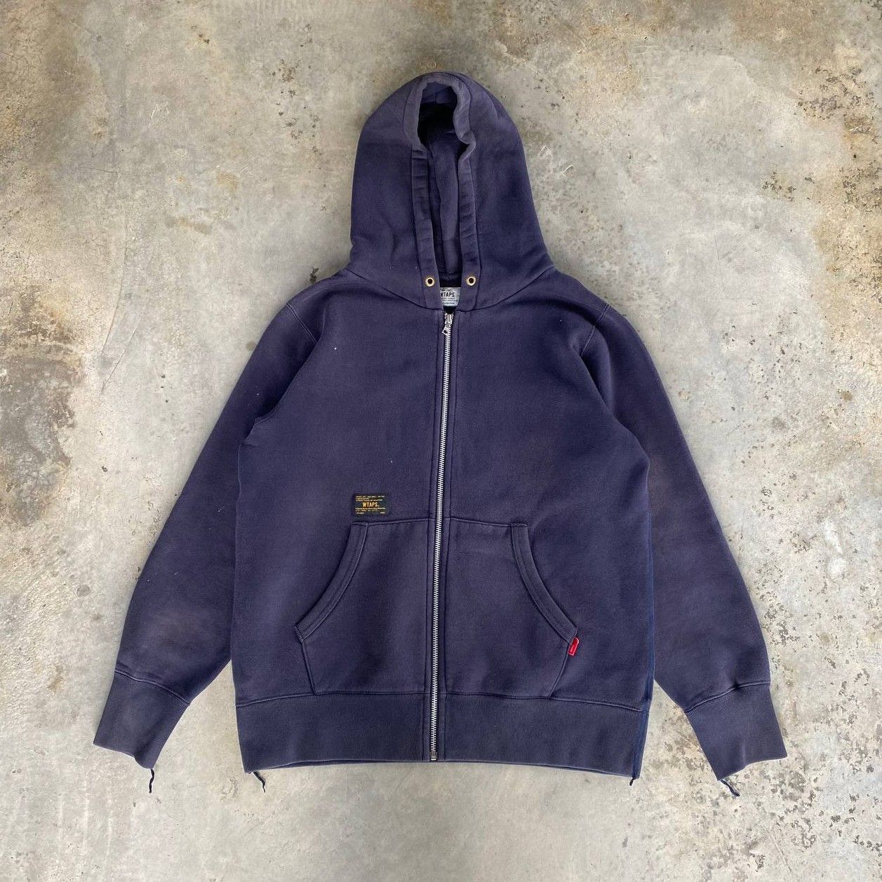 RARE VINTAGE WTAPS FADED BLUE JUMPER AKA HELLWEEK ZIP UP