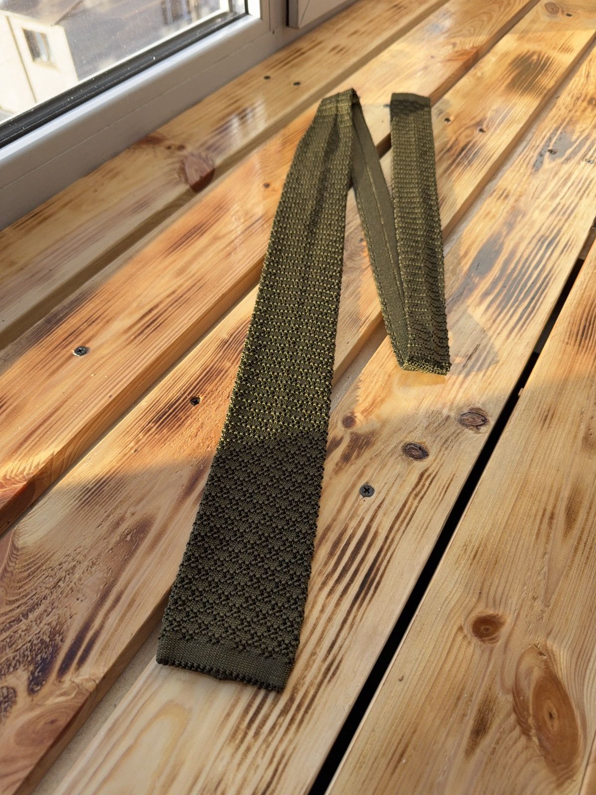 Japanese Brand Archive Retro Luxury Vintage Kapital Yohji Style Knit Tie Size ONE SIZE - 1 Thumbnail