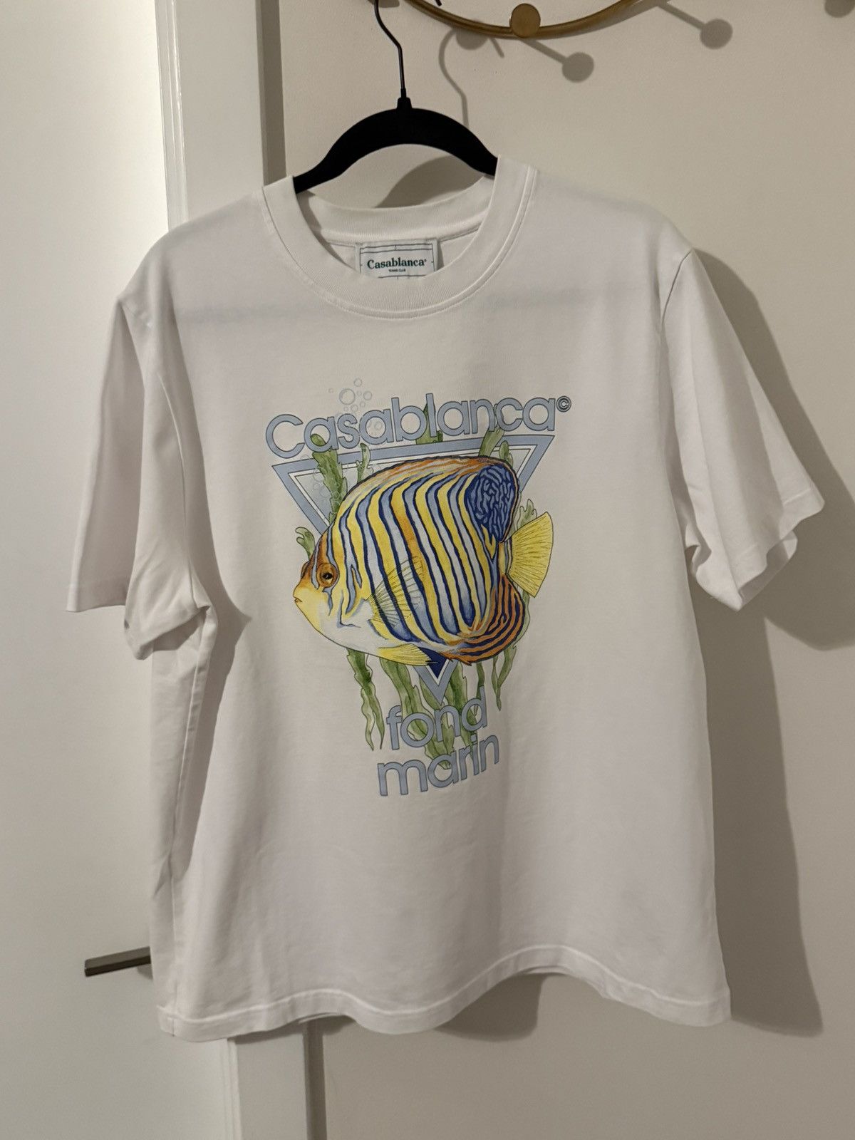 Casablanca White Fond Marin Tee