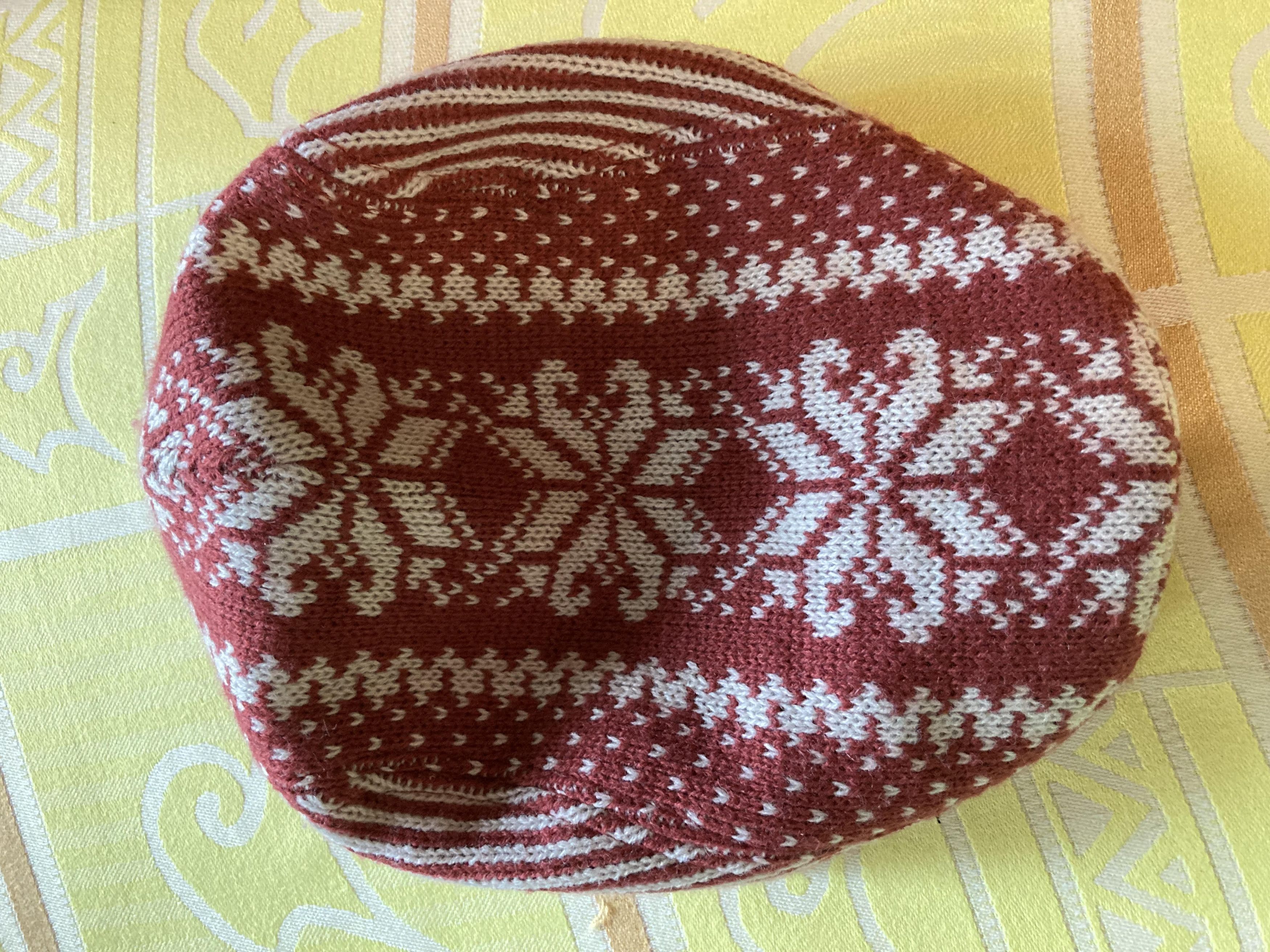 SALEWA Knitted hat Salewa BREEZY KN FLAT CAP red ocher Size ONE SIZE - 1 Thumbnail