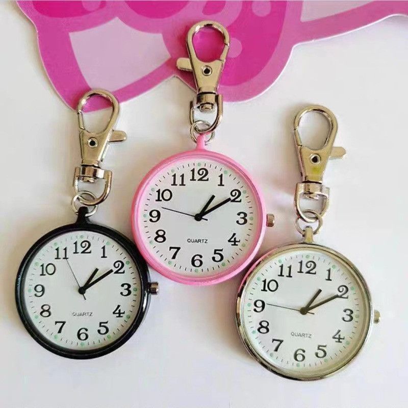 Other New Tiny Cute Quartz Pocket Watch with Keyring Men Women Size ONE SIZE - 1 Thumbnail