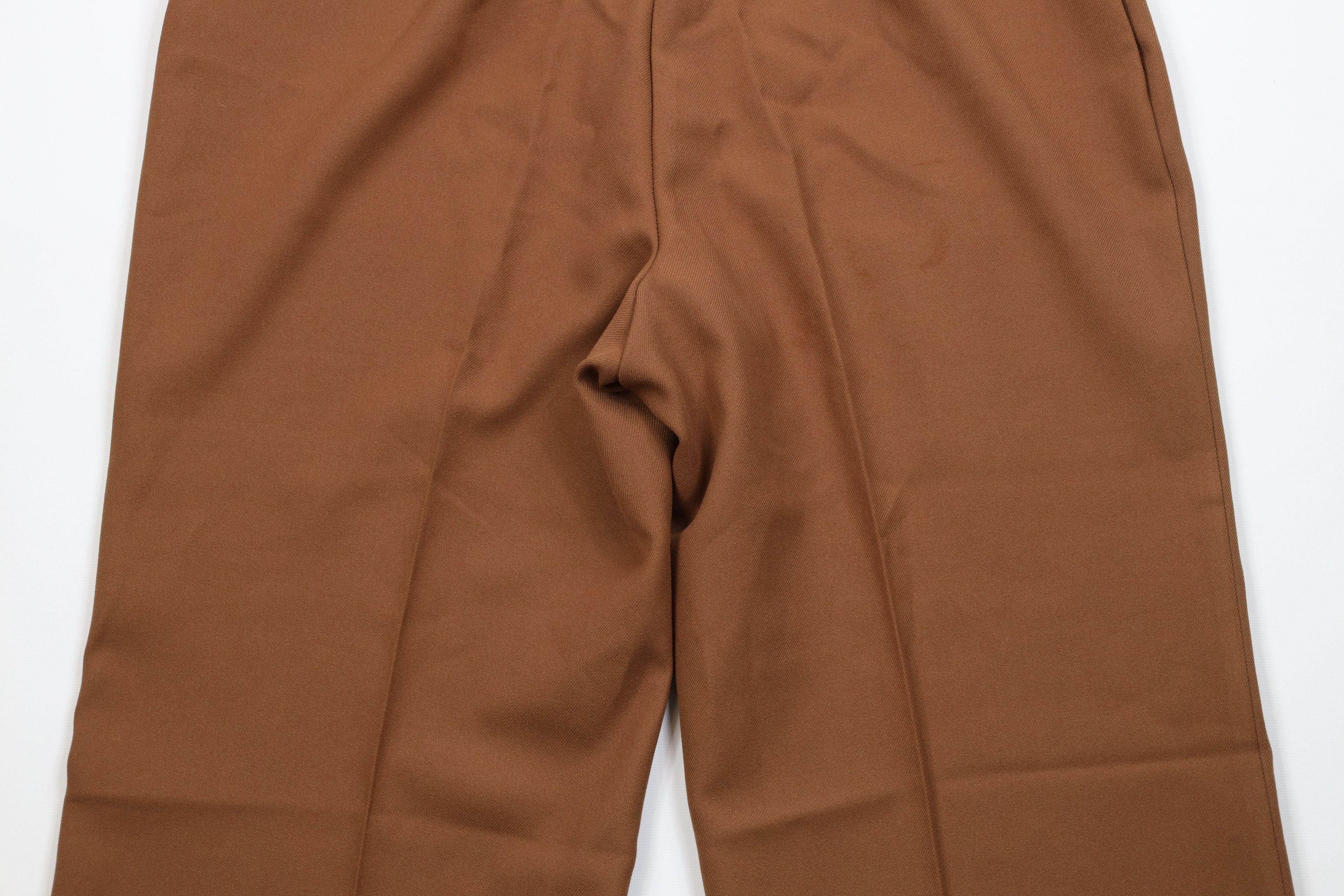 Levi's Vintage 70s Levis Knit Wide Leg Bell Bottoms Pants Brown USA Size 42" / US 20 - 13 Thumbnail