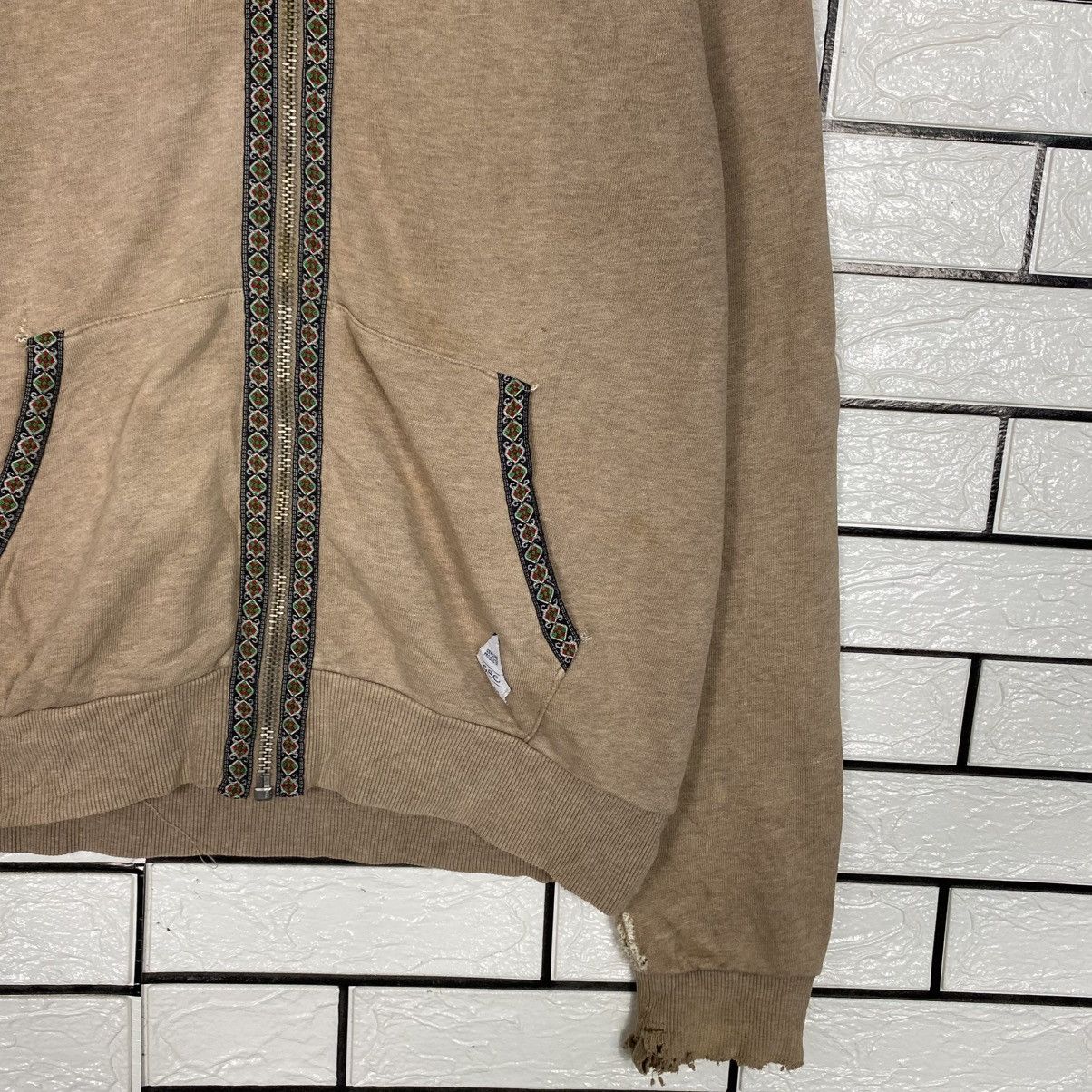 Hysteric Glamour 📌Vintage Zipper Sweater Go Slow Caravan Patchwork Size US M / EU 48-50 / 2 - 6 Thumbnail