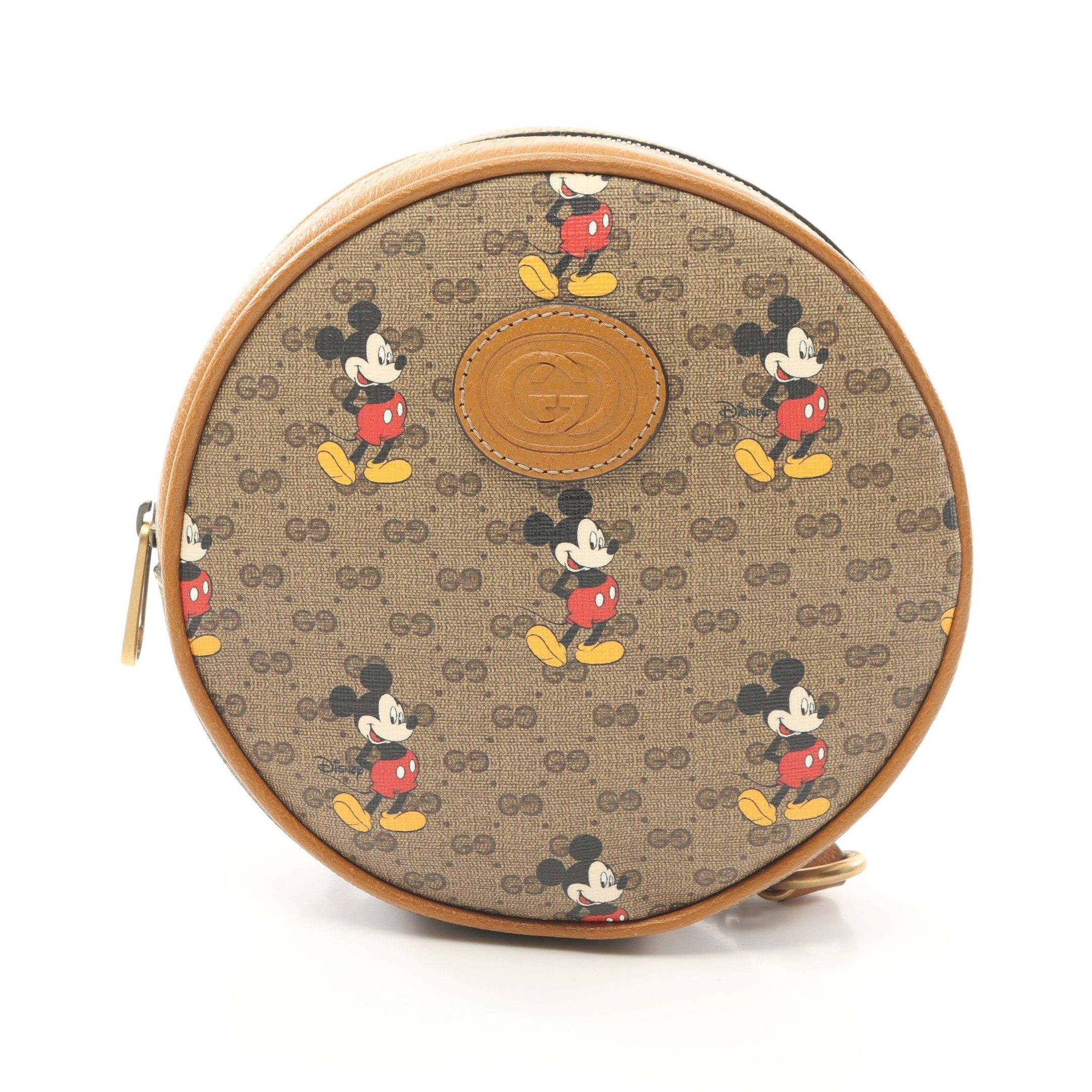 Gucci Gucci Gucci * Disney Ebony Mini Gg Supreme Rucksack Backpack Leather Beige Light Brown Multicolor Size ONE SIZE - 1 Thumbnail