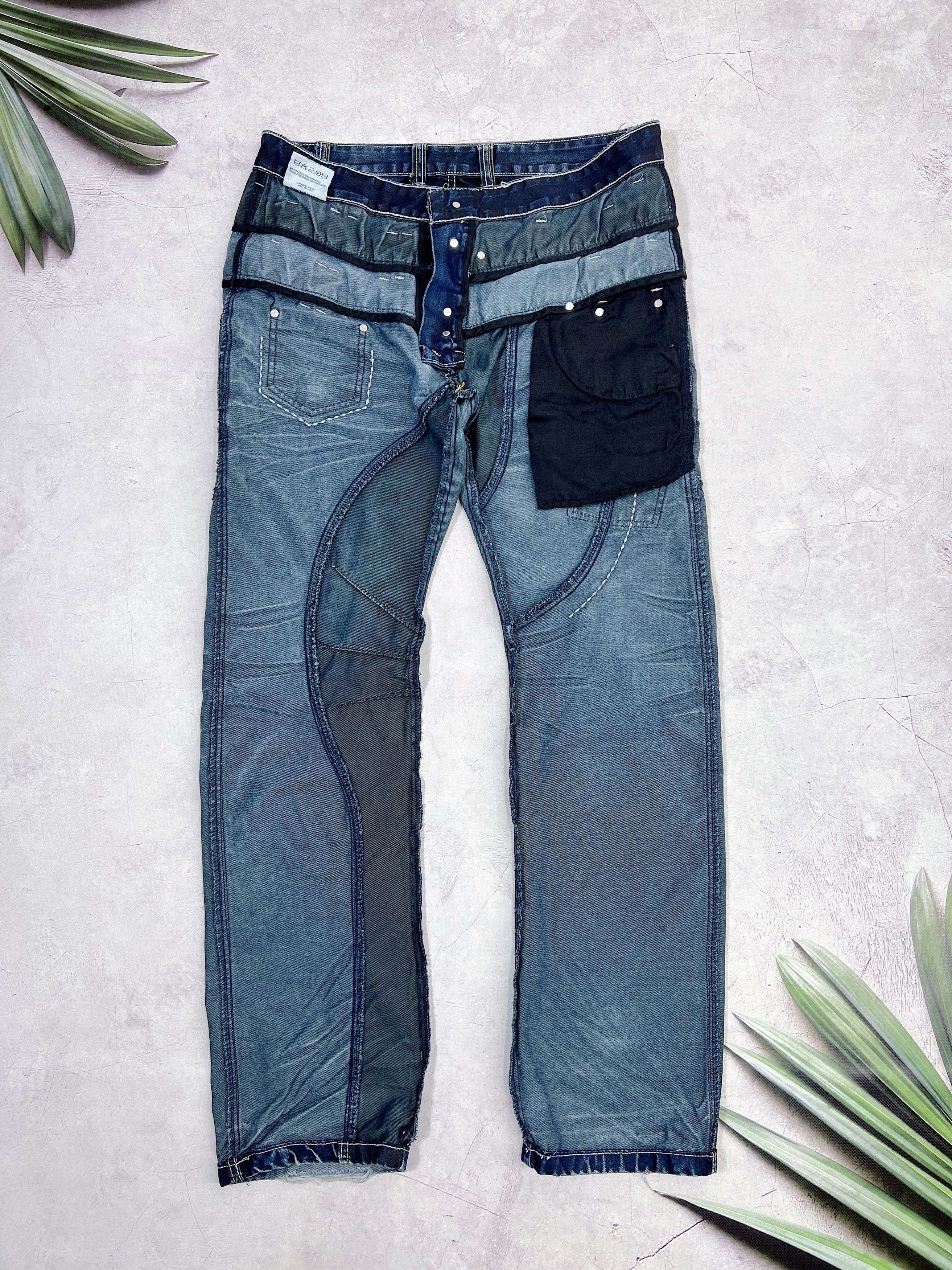 Japanese Brand Japrag Denim By Okishana Samoko Japanese Jeans Pants Size US 36 / EU 52 - 15 Thumbnail